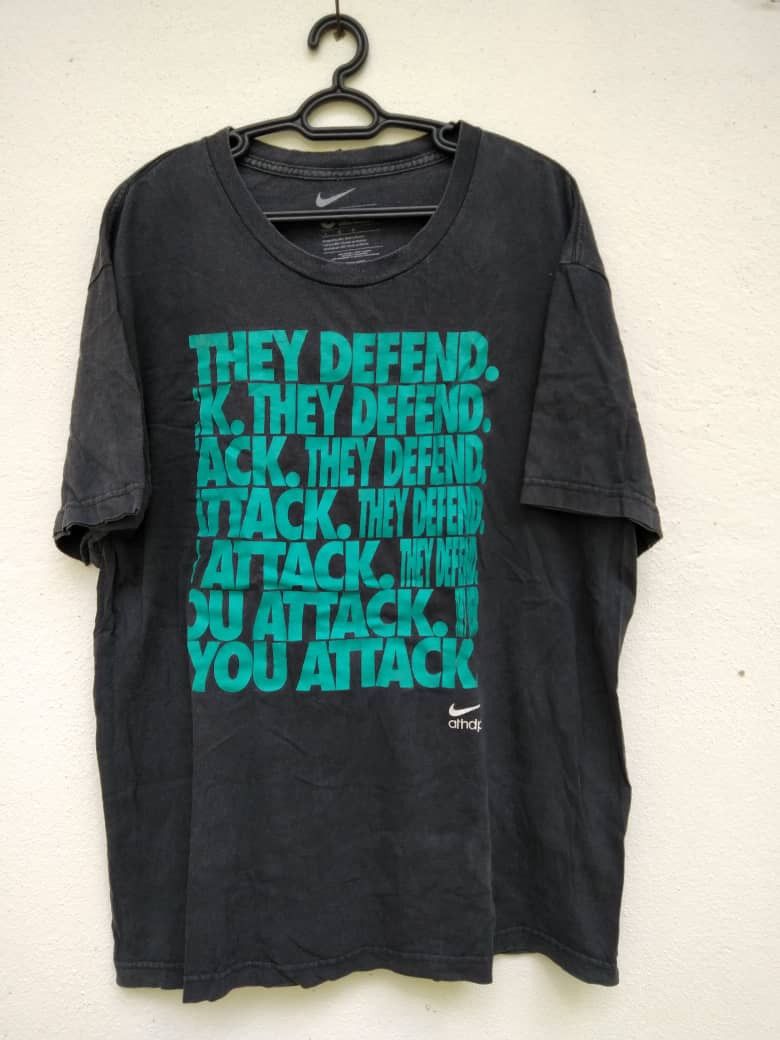 Nike 🔥 NIKE ATTACK Sunfaded DEFEND TEE Size US L / EU 52-54 / 3 - 1 Thumbnail
