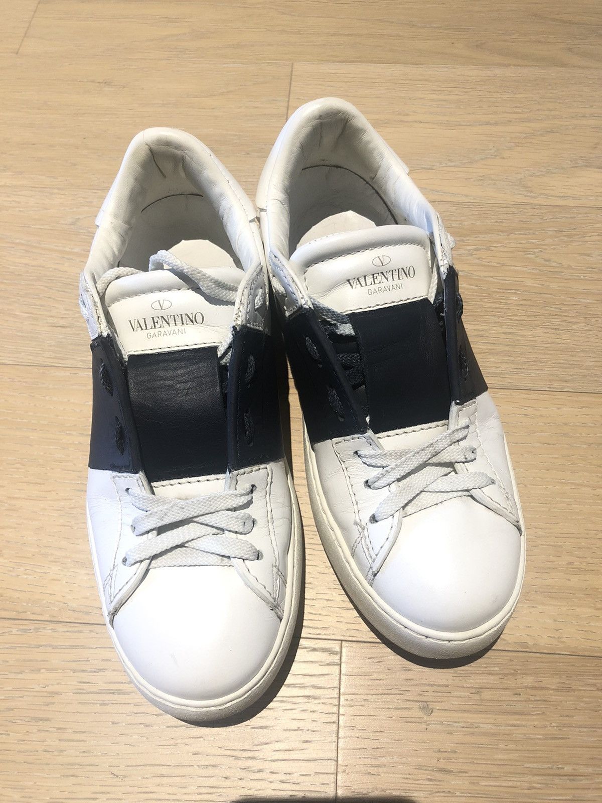 Navy valentino shoes best sale