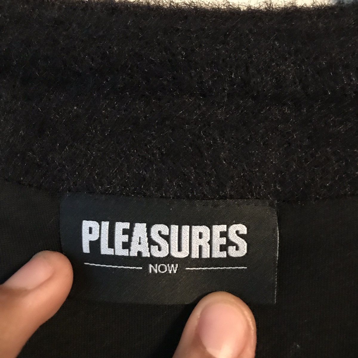 Pleasures Pleasures Black Fuzzy Cardigan Size US XL / EU 56 / 4 - 4 Thumbnail