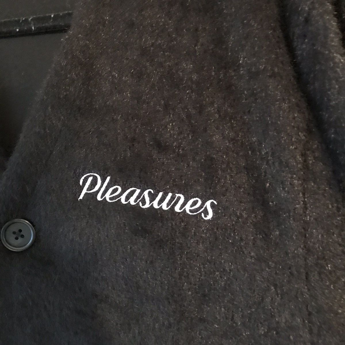 Pleasures Pleasures Black Fuzzy Cardigan Size US XL / EU 56 / 4 - 3 Thumbnail