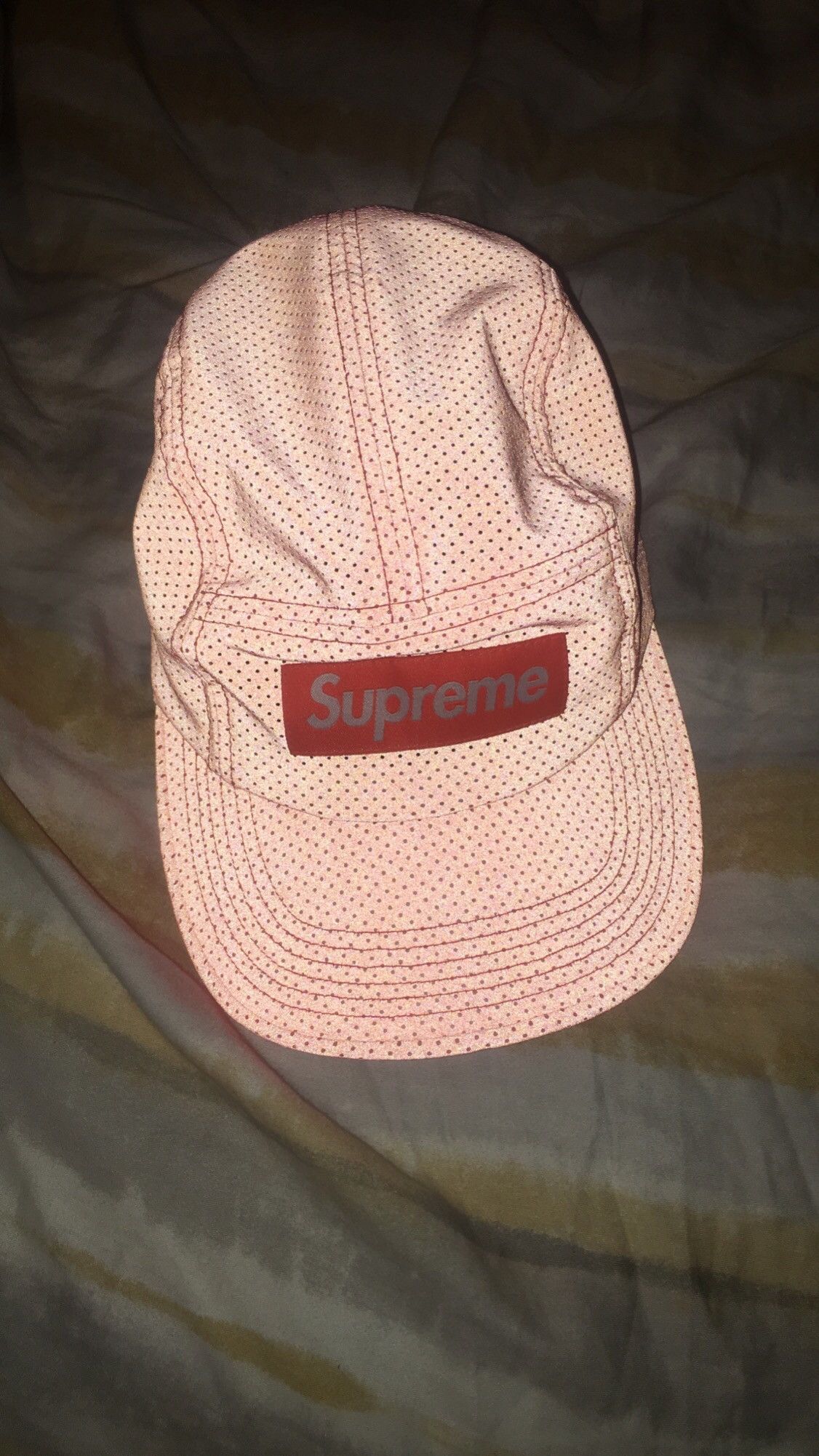 Supreme reflective camp cap sales