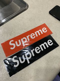 Supreme felt outlet sticker