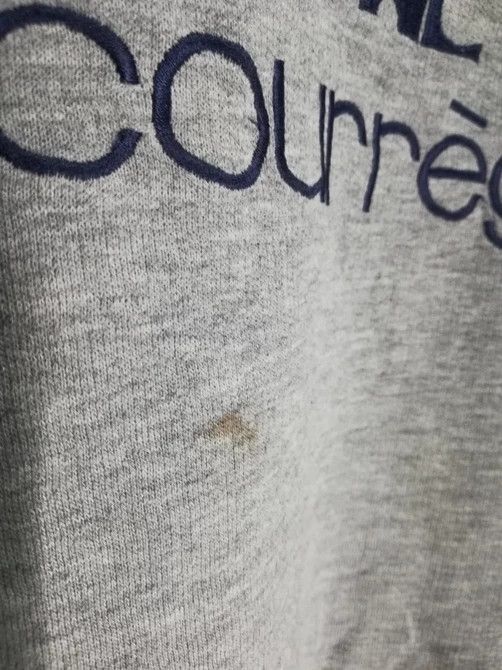 Courreges big spell crewneck sweatshirt