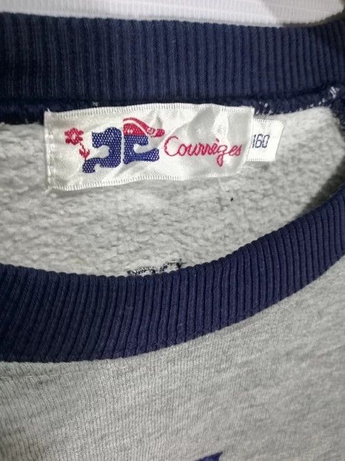 Courreges big spell crewneck sweatshirt