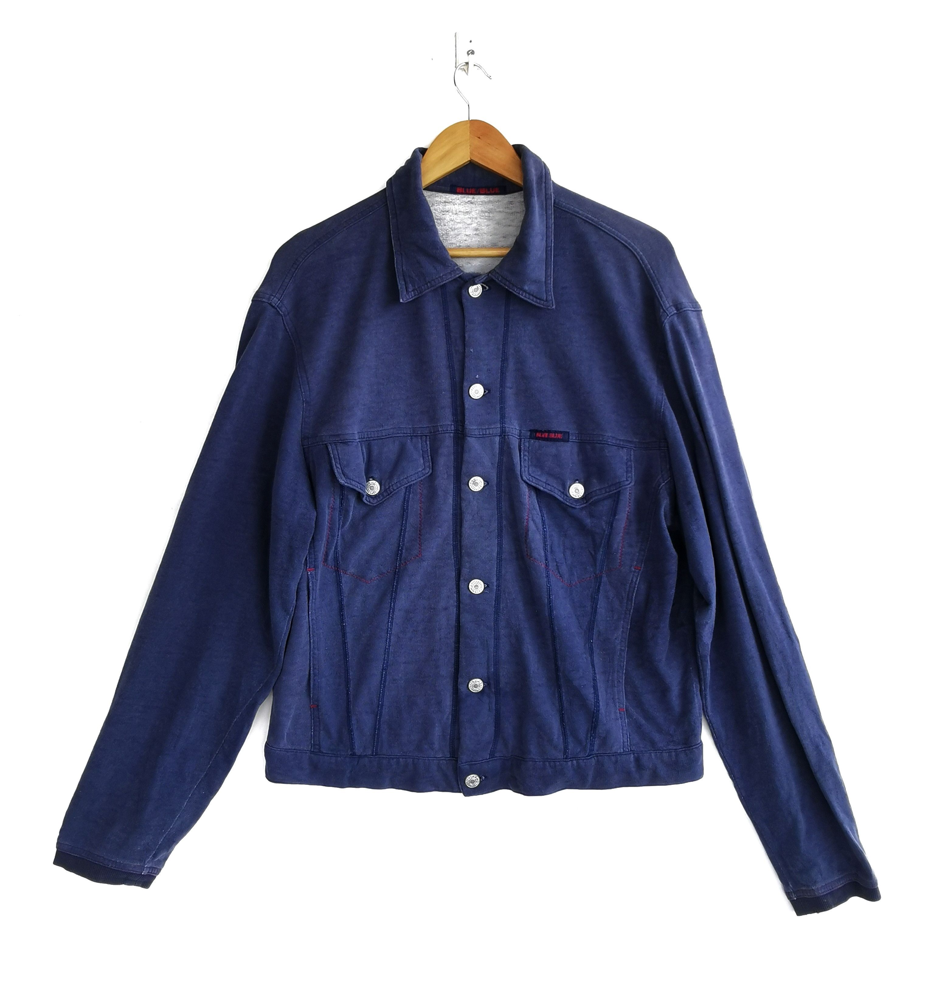 Soft Cotton Indigo Trucker Jacket Outerwear