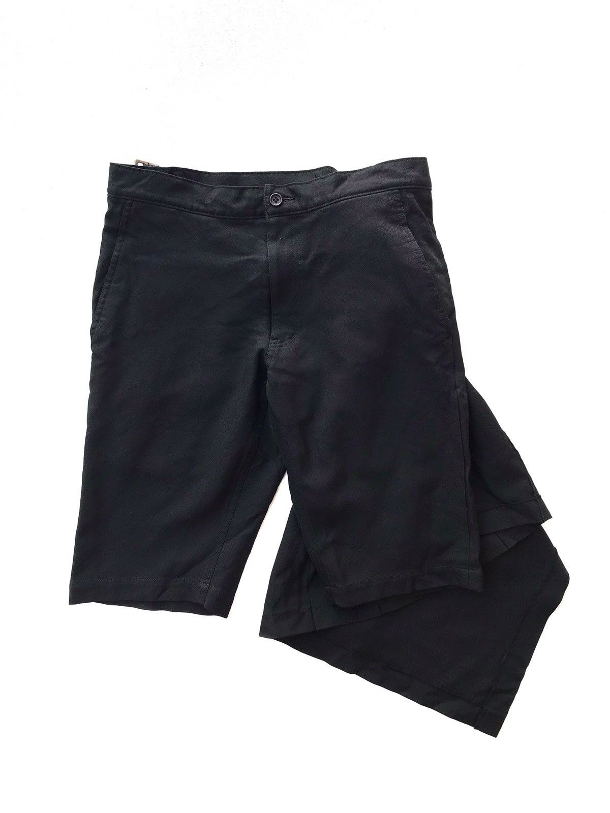 Comme des Garcons AD2012 Men’s BLACK CDG Side Pleated Kilt Back Buckle Short Size US 30 / EU 46 - 3 Thumbnail