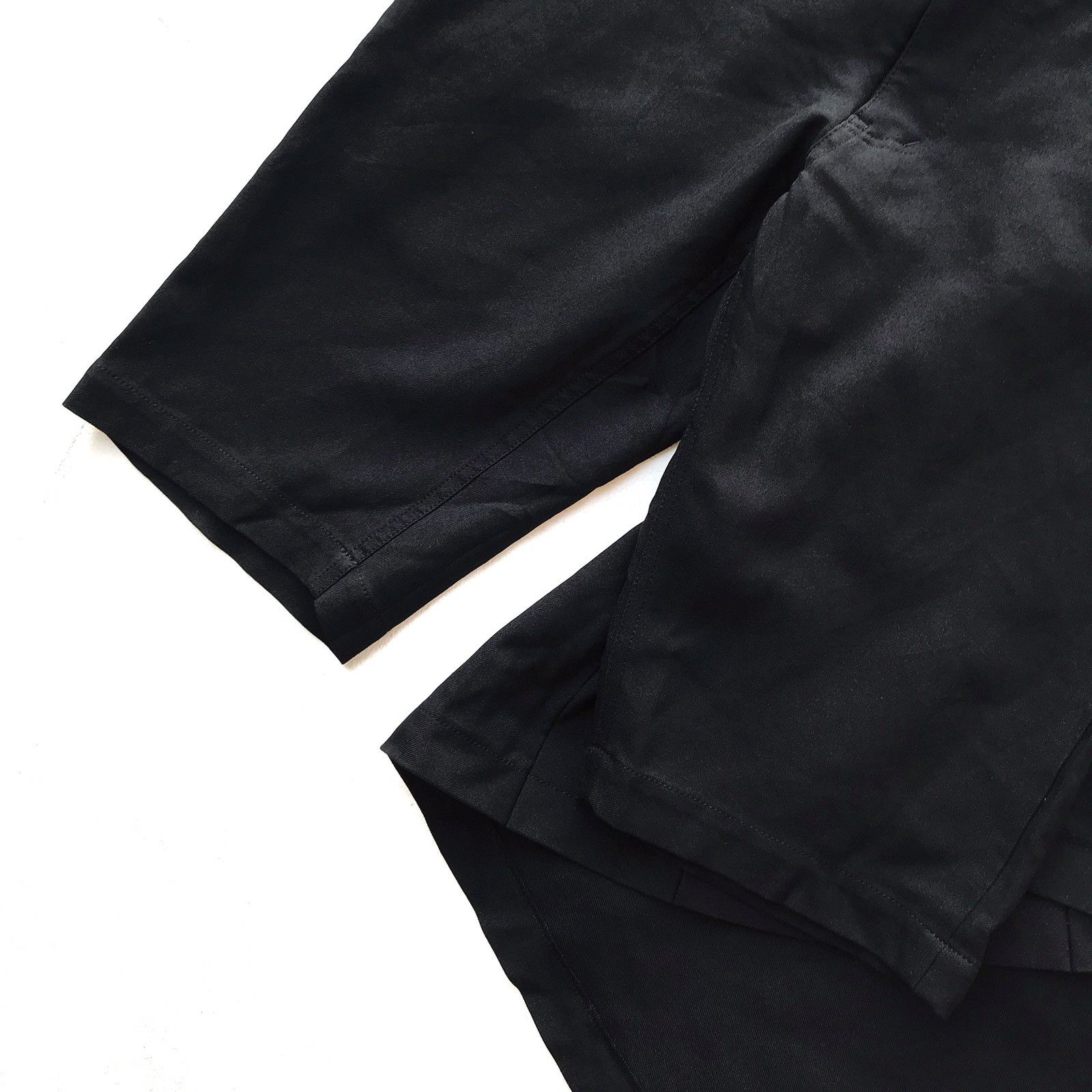 Comme des Garcons AD2012 Men’s BLACK CDG Side Pleated Kilt Back Buckle Short Size US 30 / EU 46 - 5 Thumbnail