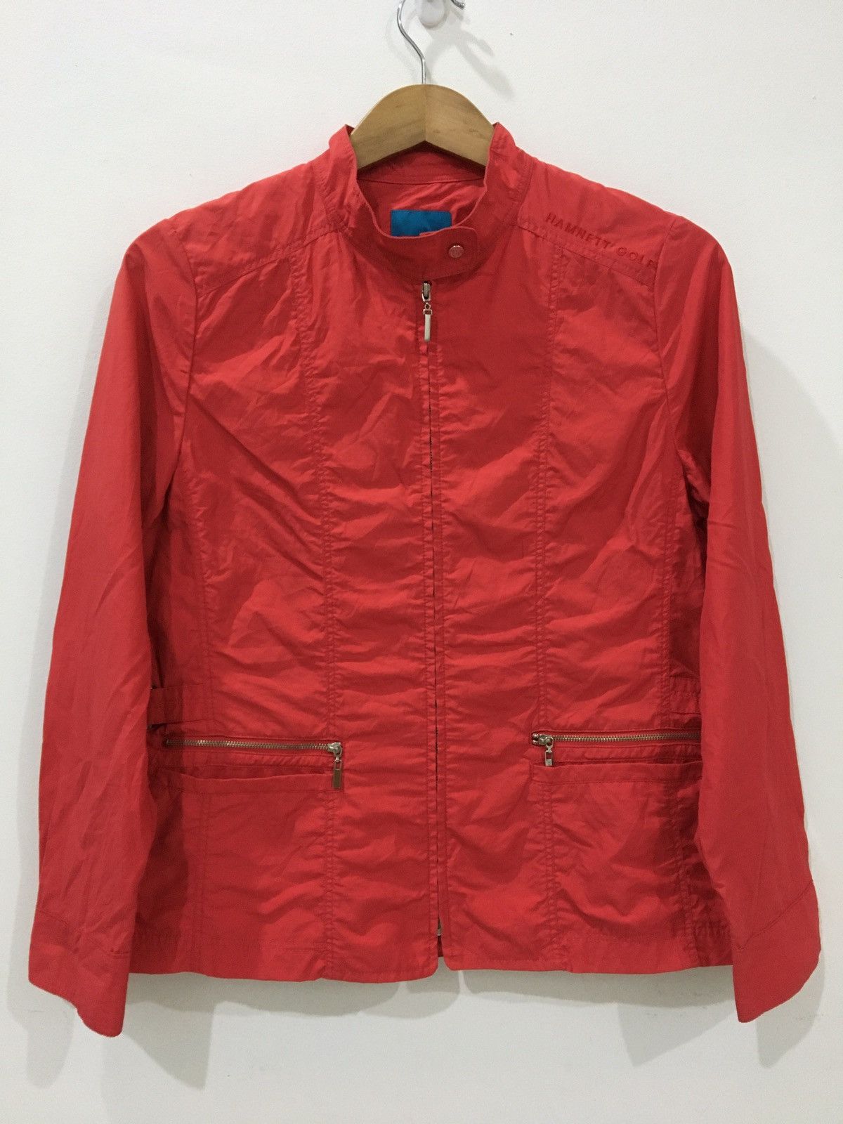 Designer HAMNETT GOLF - LIGHT ZIPPER JACKET WITH CINCH Size US M / EU 48-50 / 2 - 1 Thumbnail