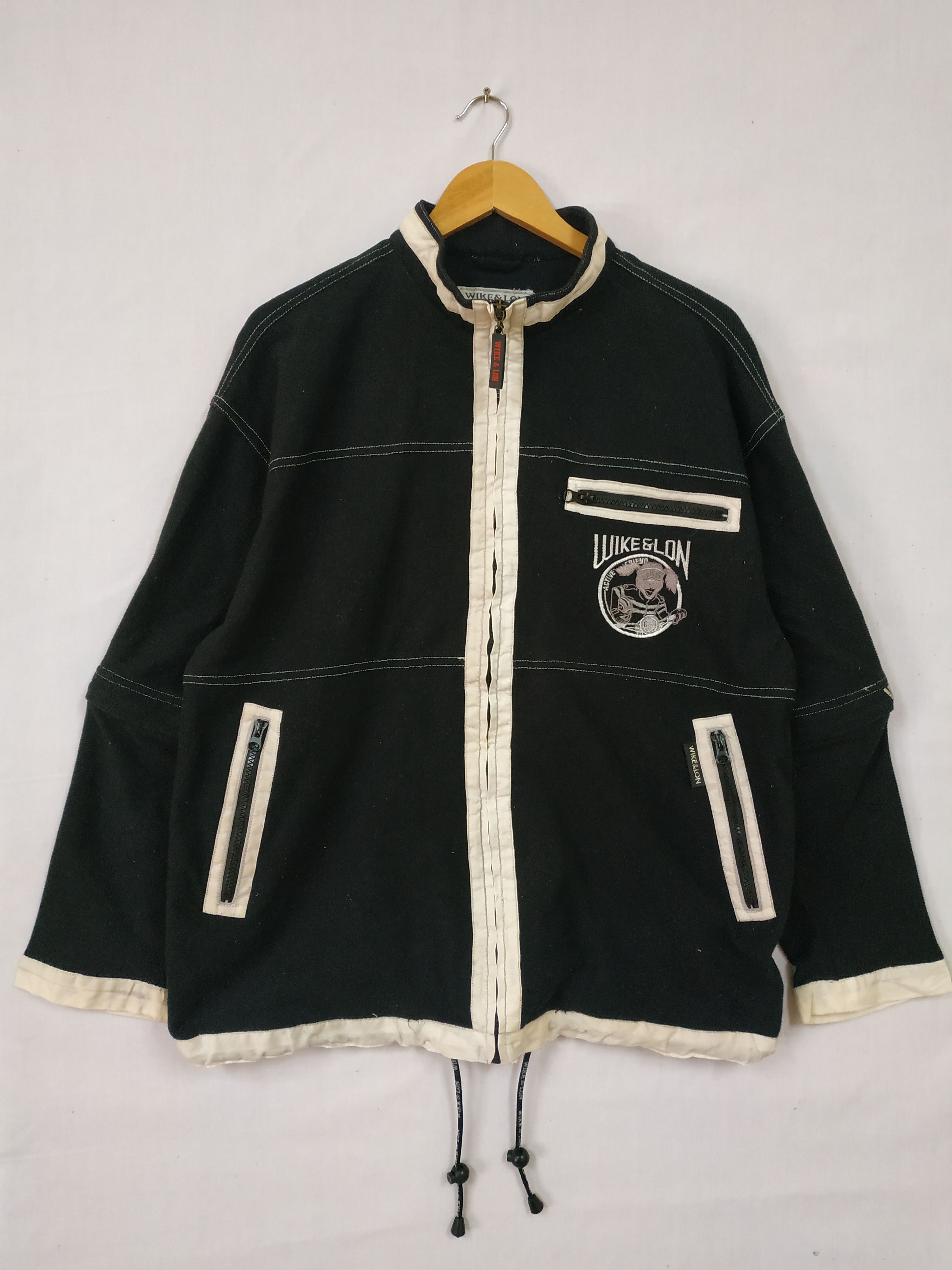 Very Rare Wike & Lon Jacket Embroidery Logo Graphic #05-237 | Grailed