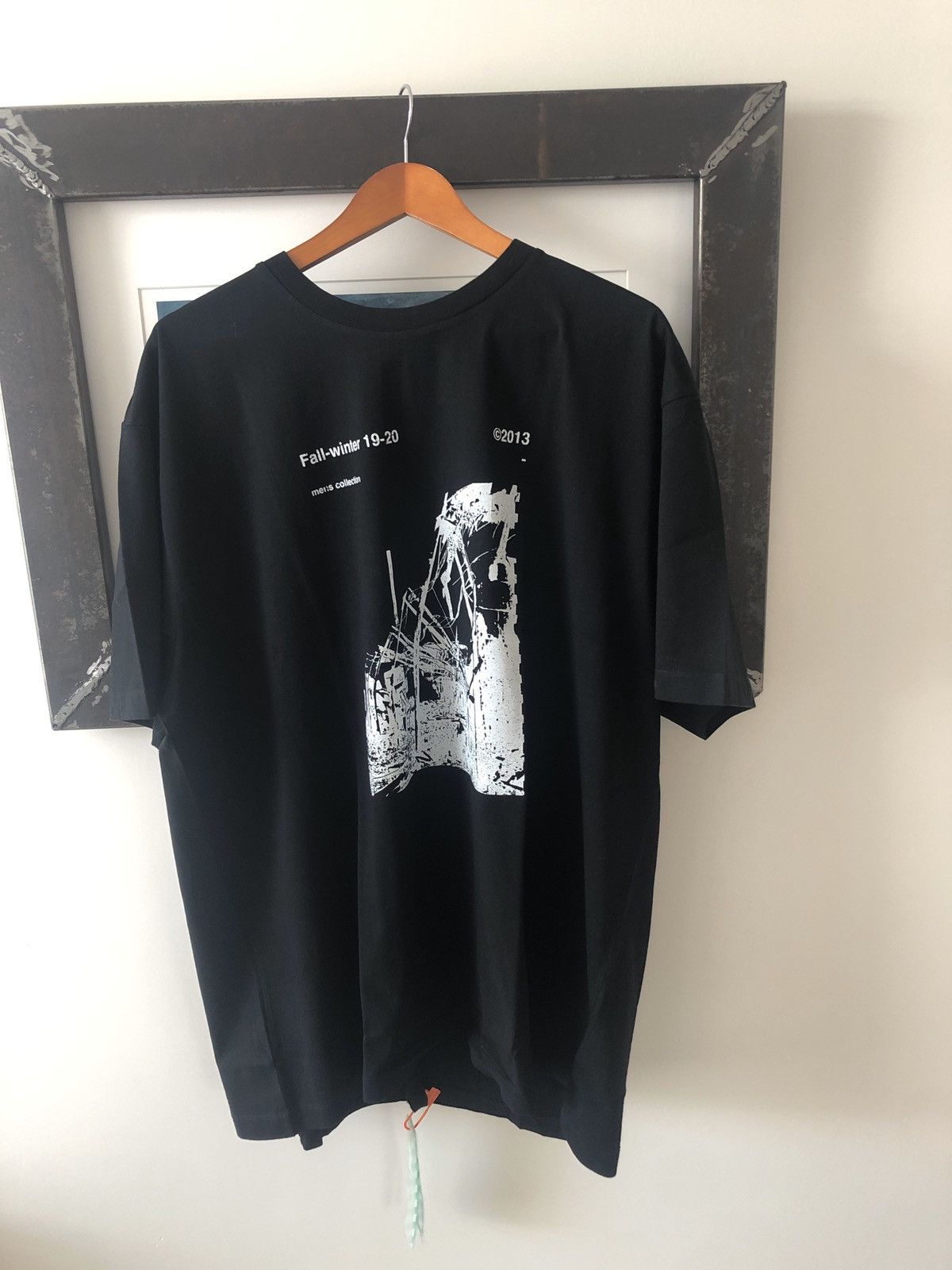 Off-White Off White Ruined Factory Green Logo Tee Playboi Off-White Off White Ruined Factory Green Logo Tee Playboi