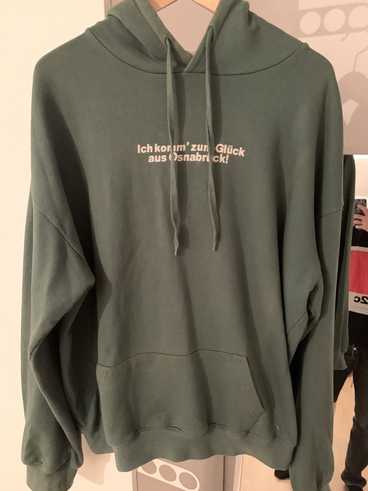 Vetements “Ich komme zum Glück Aus Osnabrück” hoodie