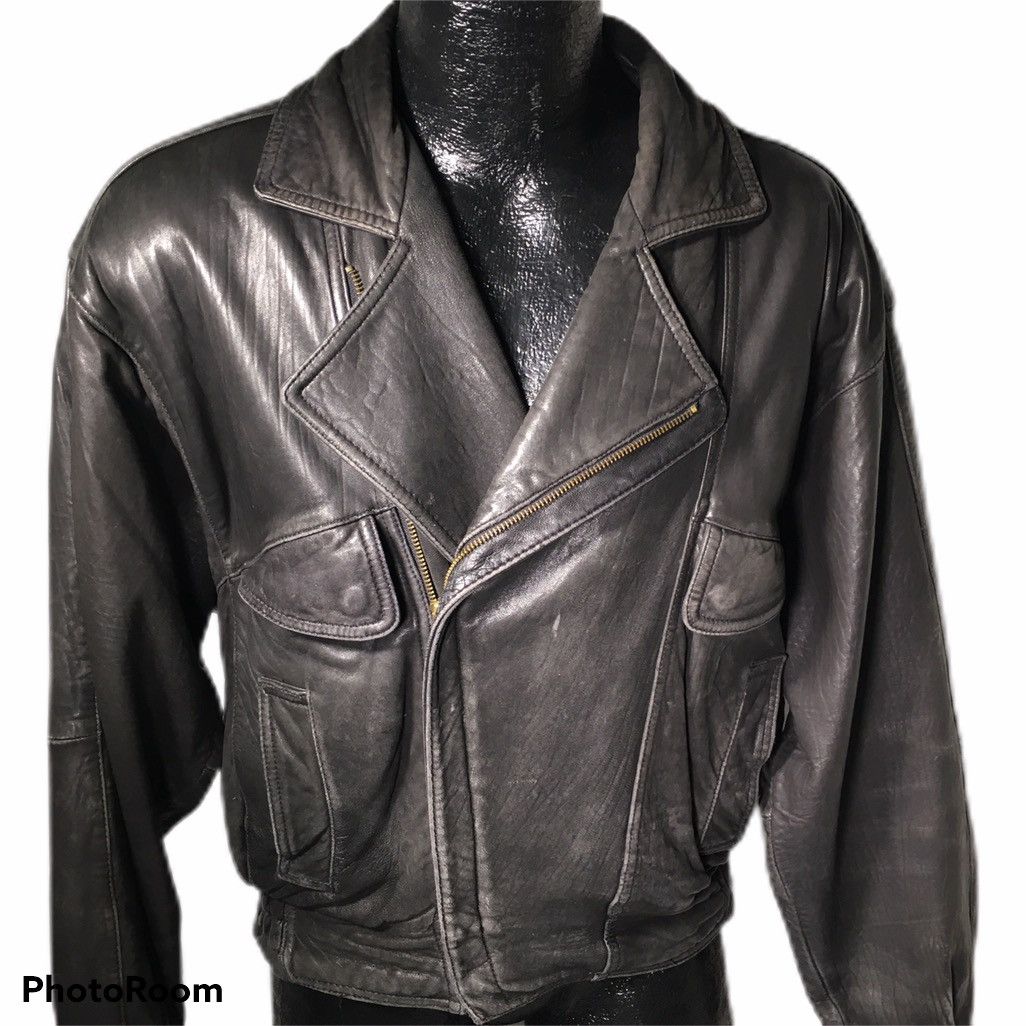Tannery West Tannery West Lambskin Leather Motorcycle Streetwear Jacket Grailed