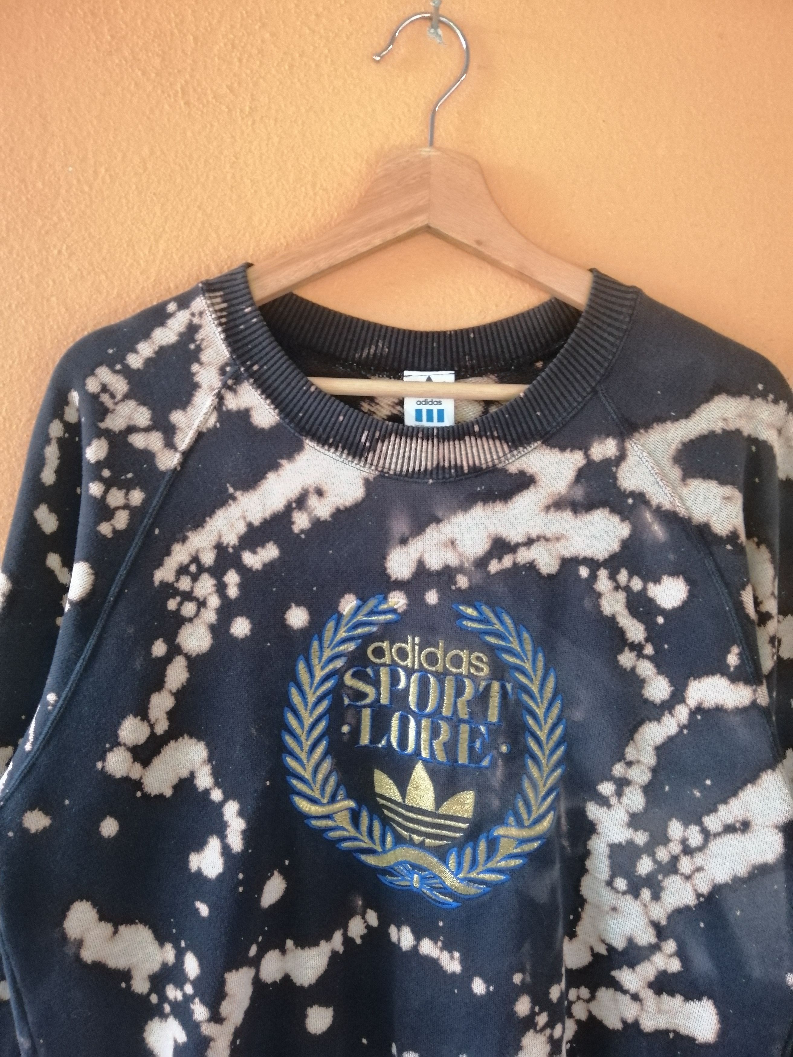 Adidas Vintage Adidas Sport Embroidery Logo Acid Wash B8 Size US M / EU 48-50 / 2 - 7 Thumbnail