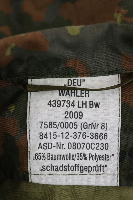 Military German Military Deu Wahler Medium Spotted Camo Shirt Jacket Size US M / EU 48-50 / 2 - 5 Preview