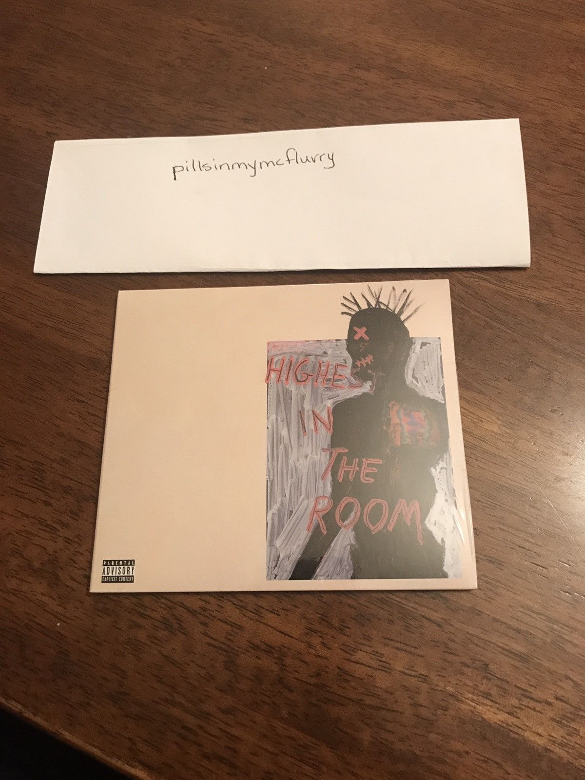 Travis Scott Travis Scott Highest in the Room CD cover II | Grailed