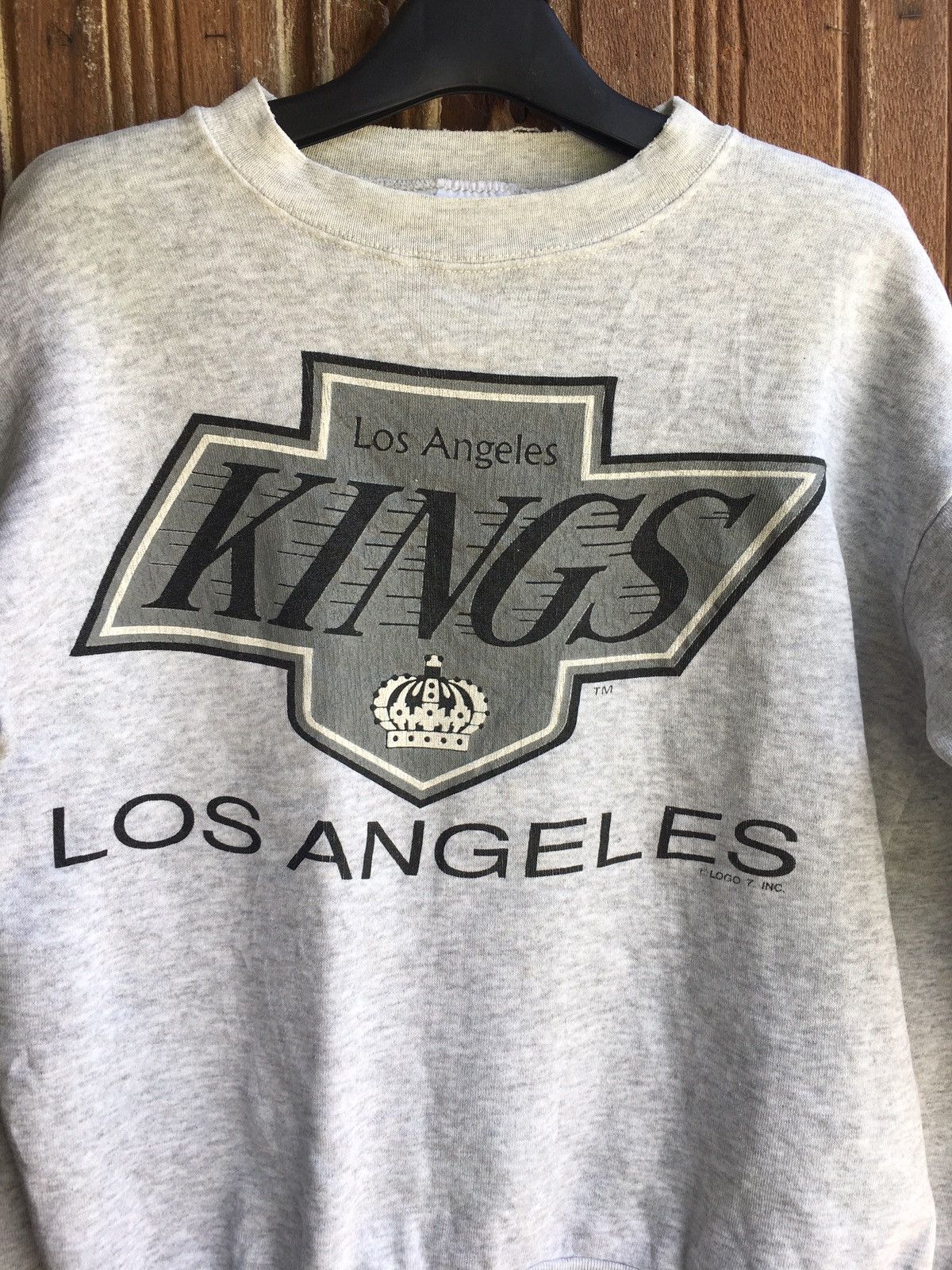 NFL × NHL × Vintage Rare vintage LOS ANGELES KINGS NHL big logo nice design Size US M / EU 48-50 / 2 - 2 Thumbnail