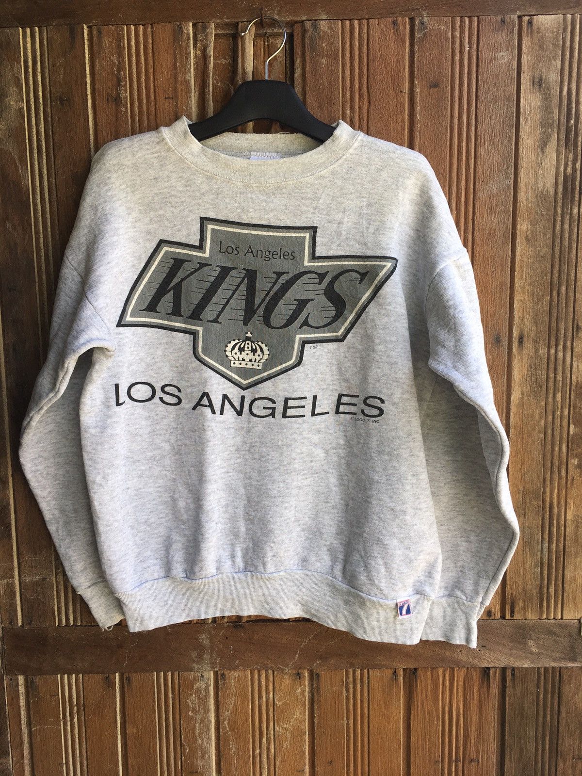 NFL × NHL × Vintage Rare vintage LOS ANGELES KINGS NHL big logo nice design Size US M / EU 48-50 / 2 - 1 Thumbnail