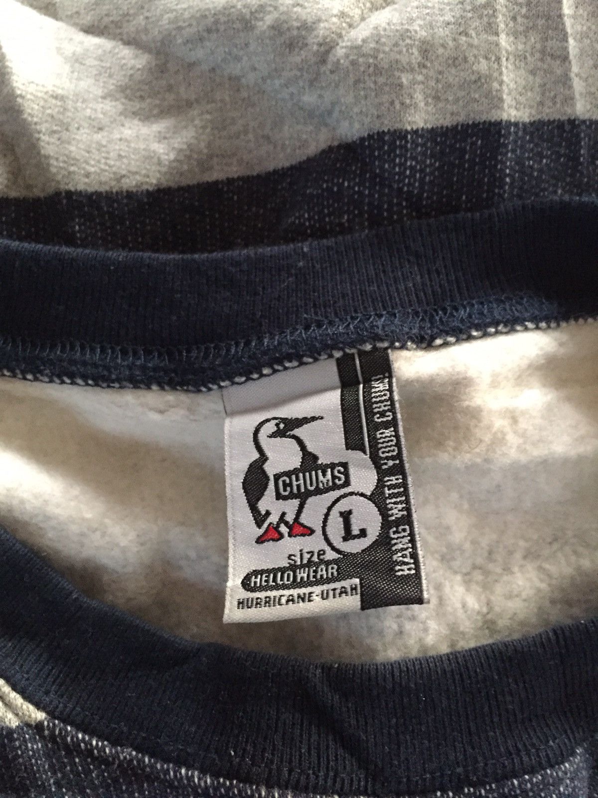 Chums × Japanese Brand Chums Prisoners Stripe Pattern Nice Design Pocket Sweatshirt Size US M / EU 48-50 / 2 - 4 Thumbnail