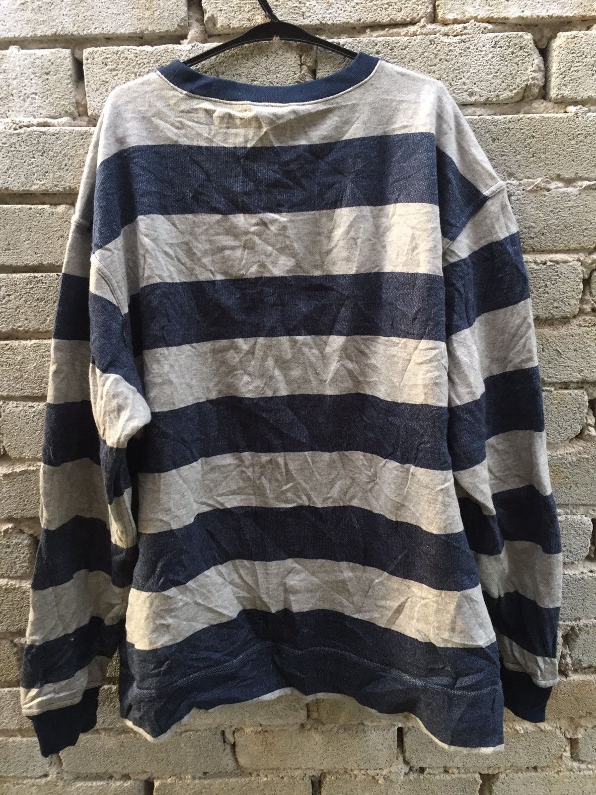 Chums × Japanese Brand Chums Prisoners Stripe Pattern Nice Design Pocket Sweatshirt Size US M / EU 48-50 / 2 - 2 Thumbnail