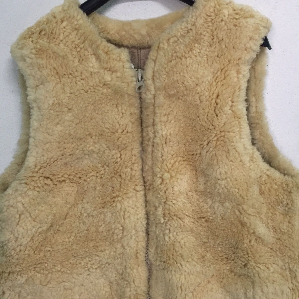Japanese Brand Sheep Leather Vest Sleeveless Jacket Reversible Size US M / EU 48-50 / 2 - 16 Thumbnail