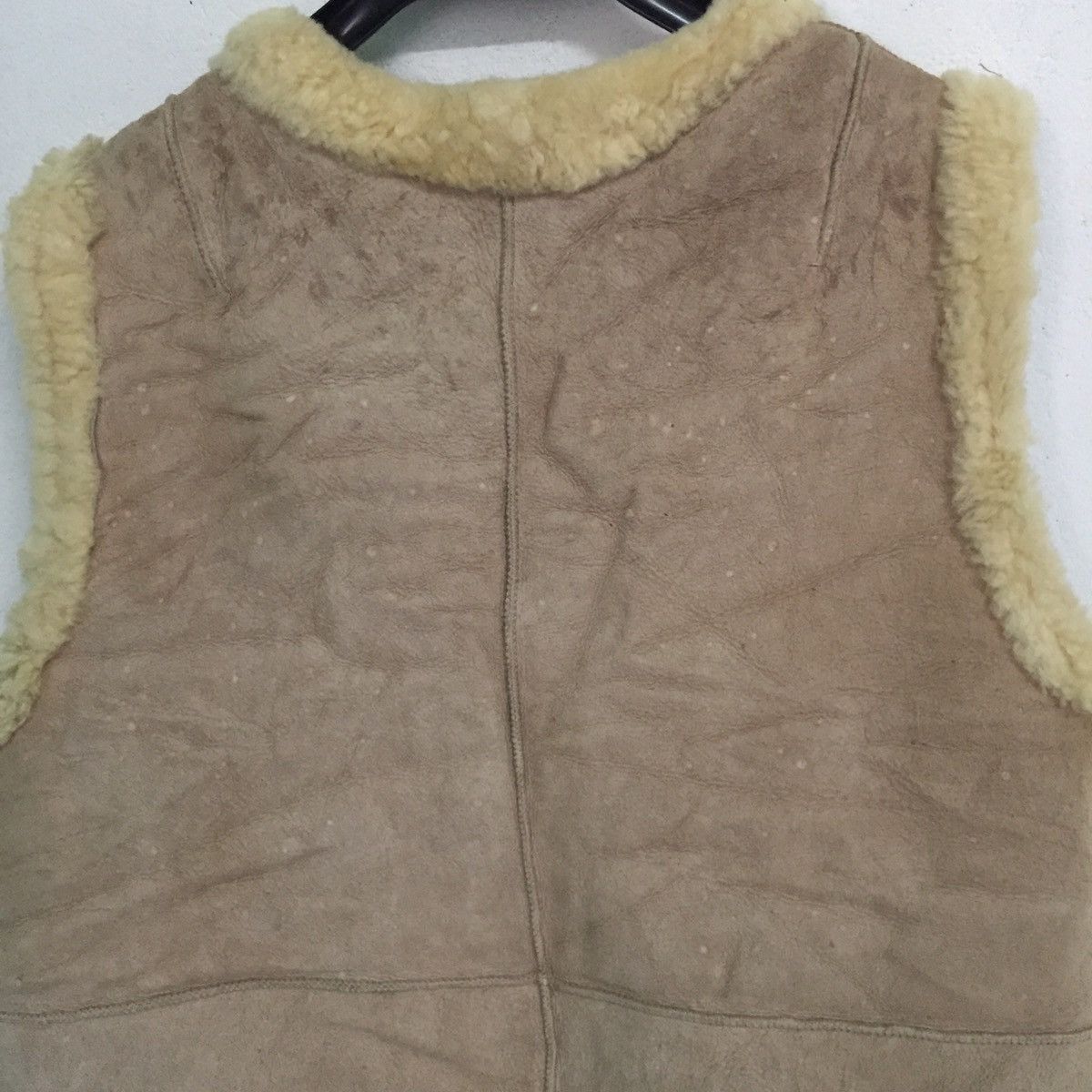 Japanese Brand Sheep Leather Vest Sleeveless Jacket Reversible Size US M / EU 48-50 / 2 - 12 Thumbnail