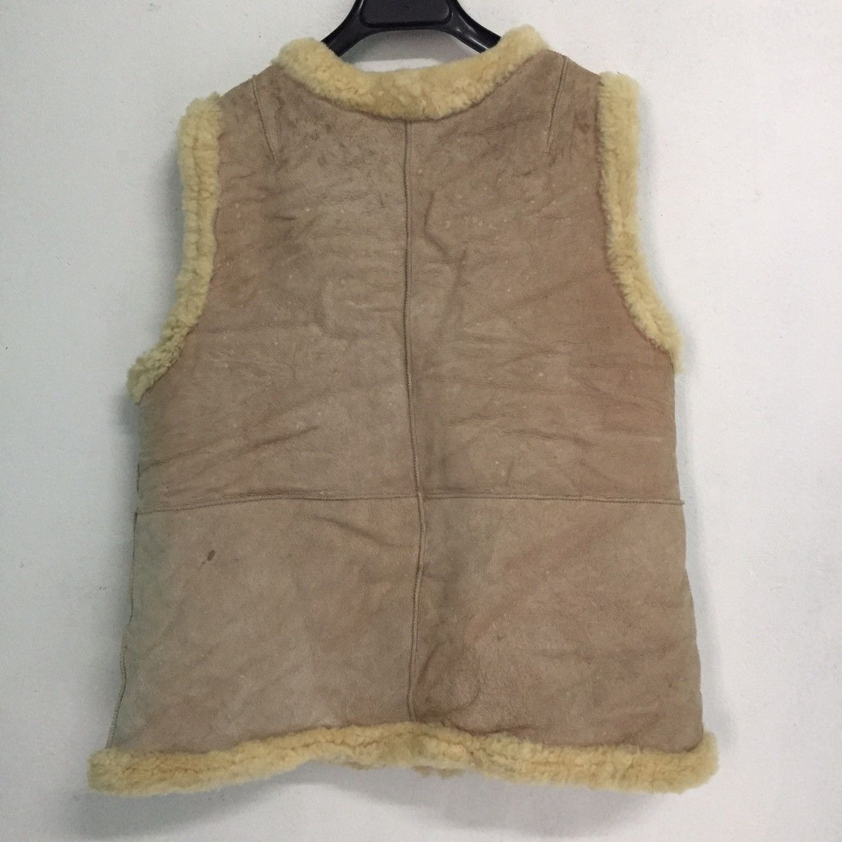 Japanese Brand Sheep Leather Vest Sleeveless Jacket Reversible Size US M / EU 48-50 / 2 - 11 Thumbnail