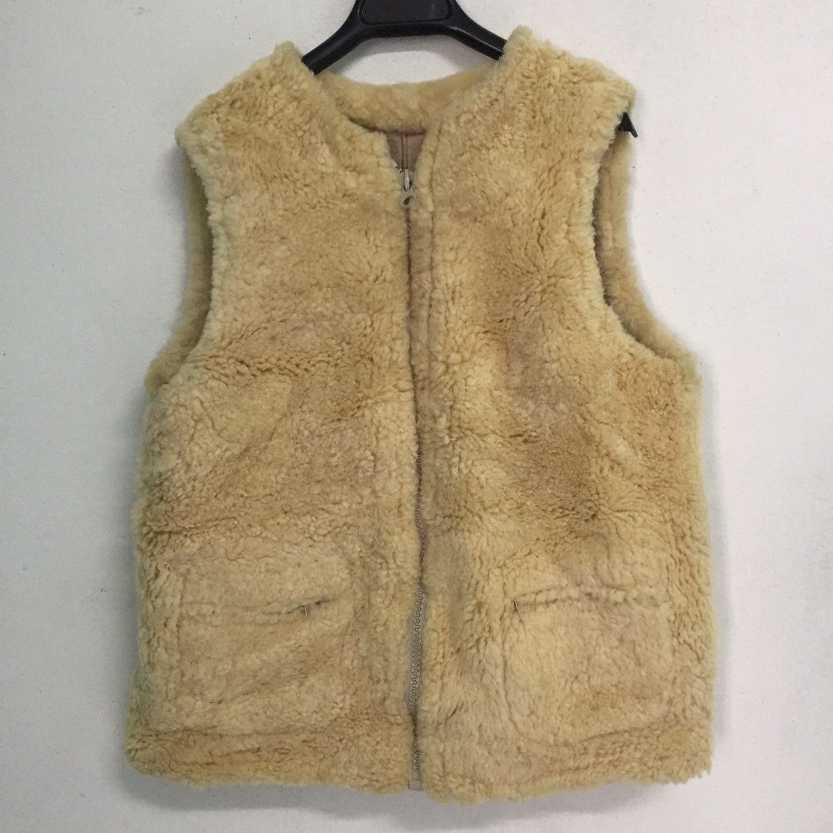 Japanese Brand Sheep Leather Vest Sleeveless Jacket Reversible Size US M / EU 48-50 / 2 - 14 Thumbnail