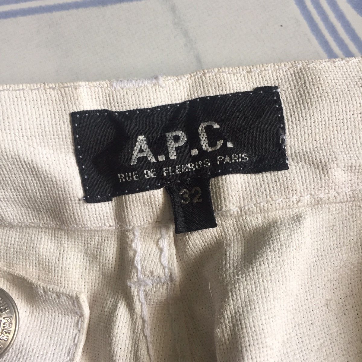 A.P.C. ‼️LAST DROP‼️A.P.C White Ramie Fibre Pant Size US 32 / EU 48 - 21 Thumbnail