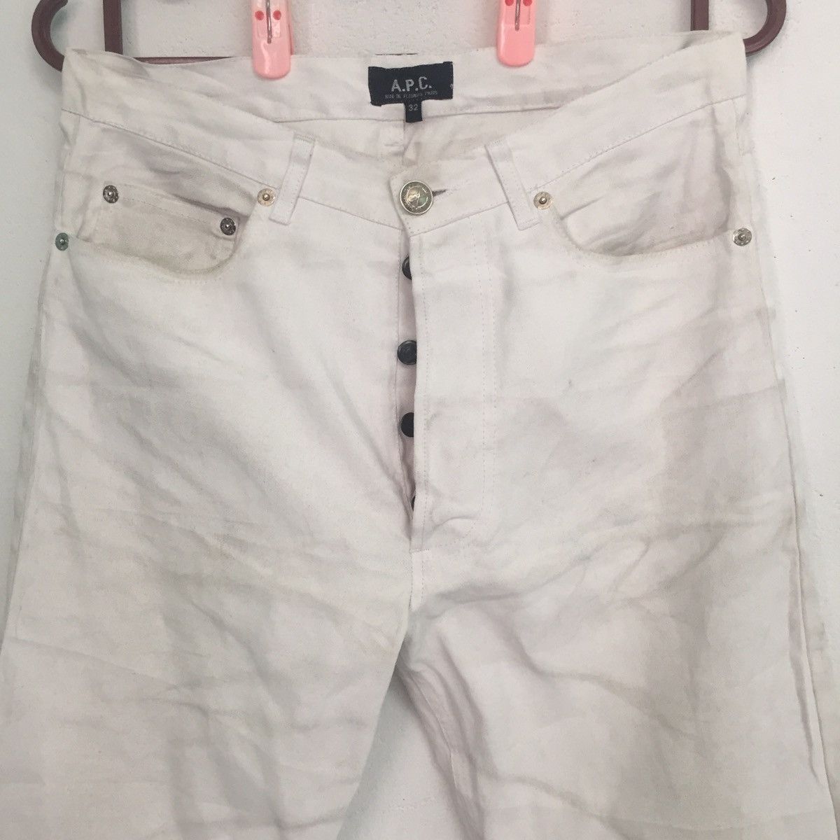 A.P.C. ‼️LAST DROP‼️A.P.C White Ramie Fibre Pant Size US 32 / EU 48 - 2 Thumbnail