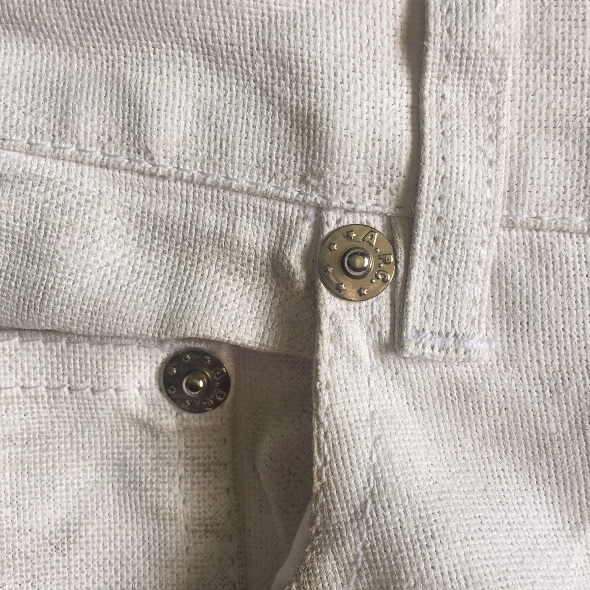 A.P.C. ‼️LAST DROP‼️A.P.C White Ramie Fibre Pant Size US 32 / EU 48 - 20 Thumbnail
