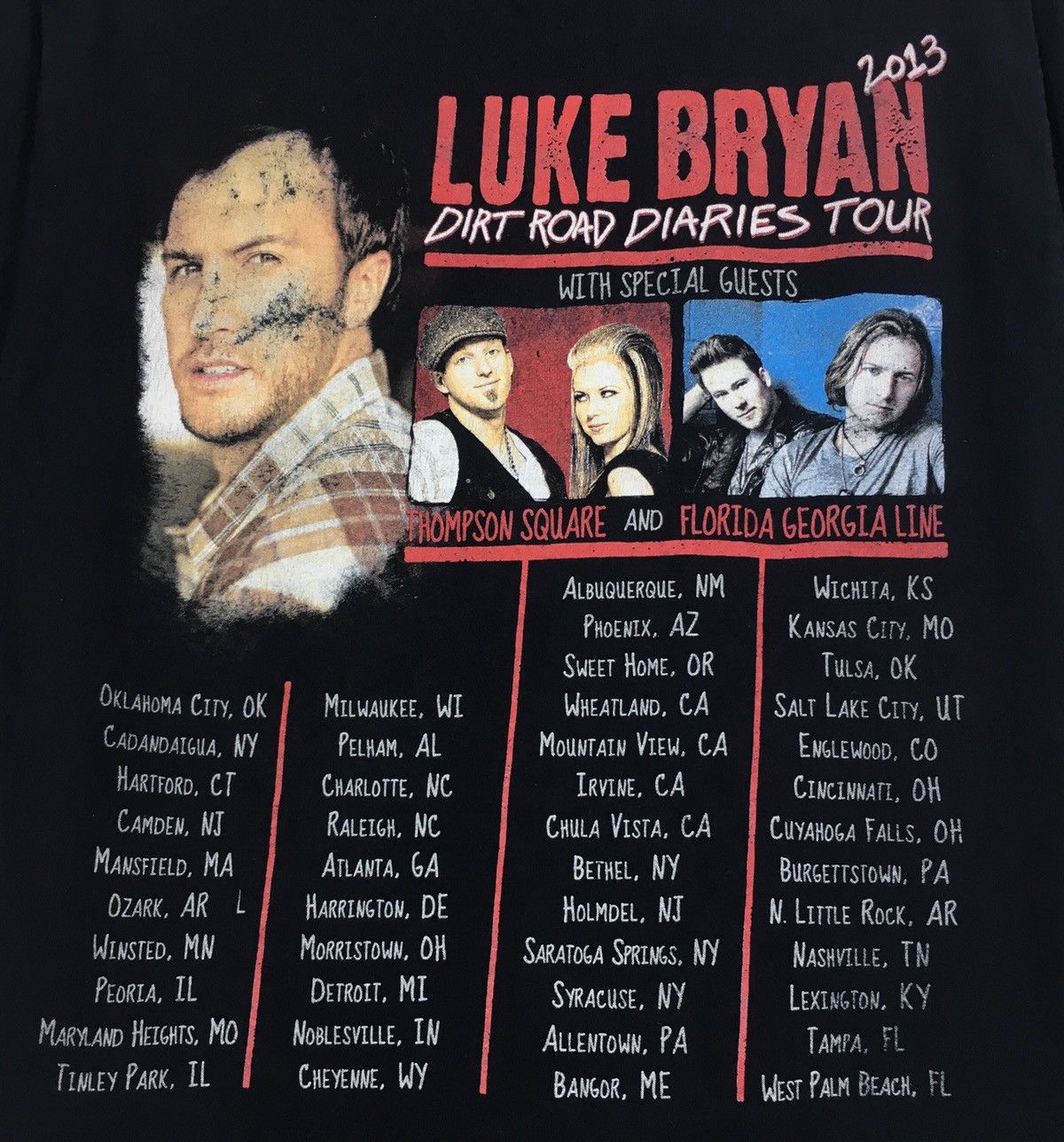 Other Luke Bryan American singer printed graphic shirt M sz Size US M / EU 48-50 / 2 - 4 Thumbnail