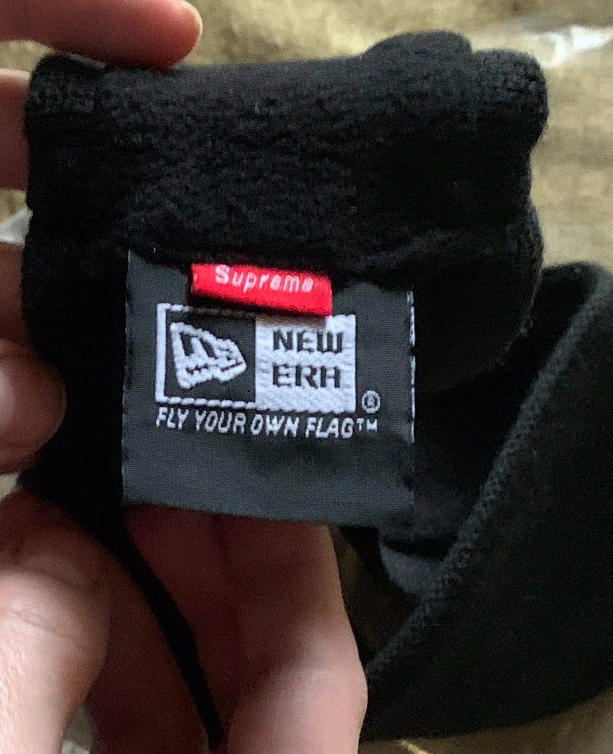 Supreme Supreme New Era Big Logo Headband FW15 Black Grailed