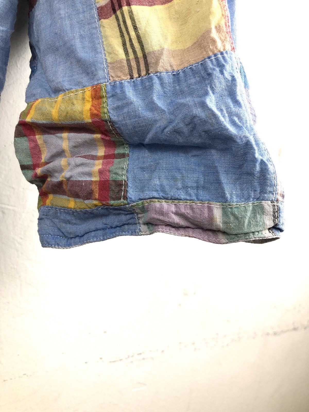 Designer × Japanese Brand Designer Japanese Brand patchwork sweater zipper hoodie Size US M / EU 48-50 / 2 - 3 Thumbnail