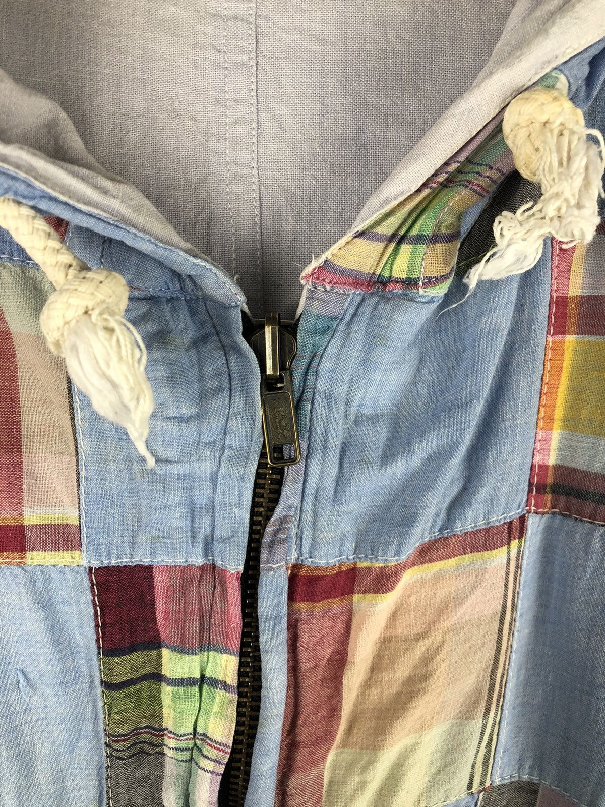 Designer × Japanese Brand Designer Japanese Brand patchwork sweater zipper hoodie Size US M / EU 48-50 / 2 - 5 Thumbnail