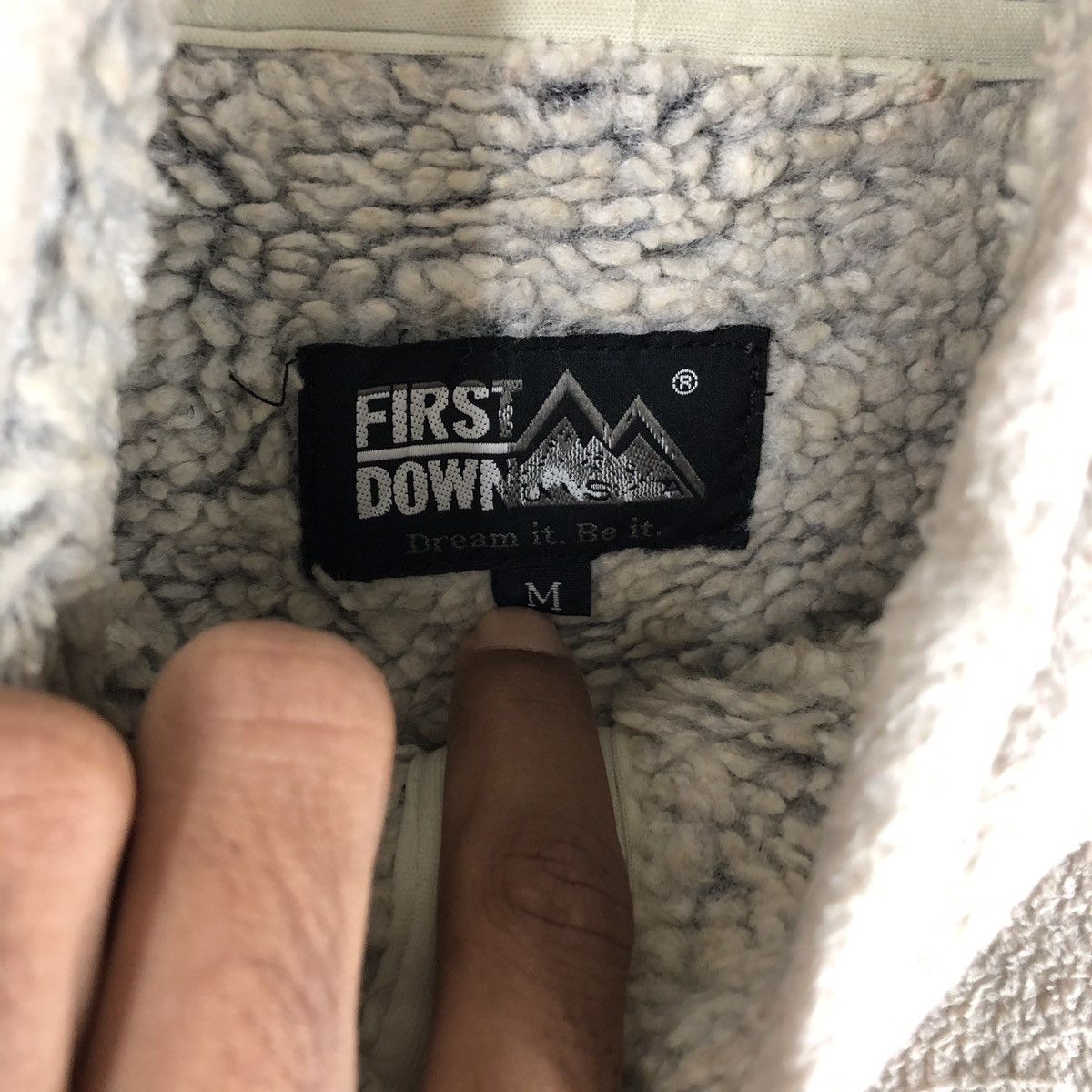 Japanese Brand First down usa fleece sherling jacket Size US M / EU 48-50 / 2 - 6 Thumbnail