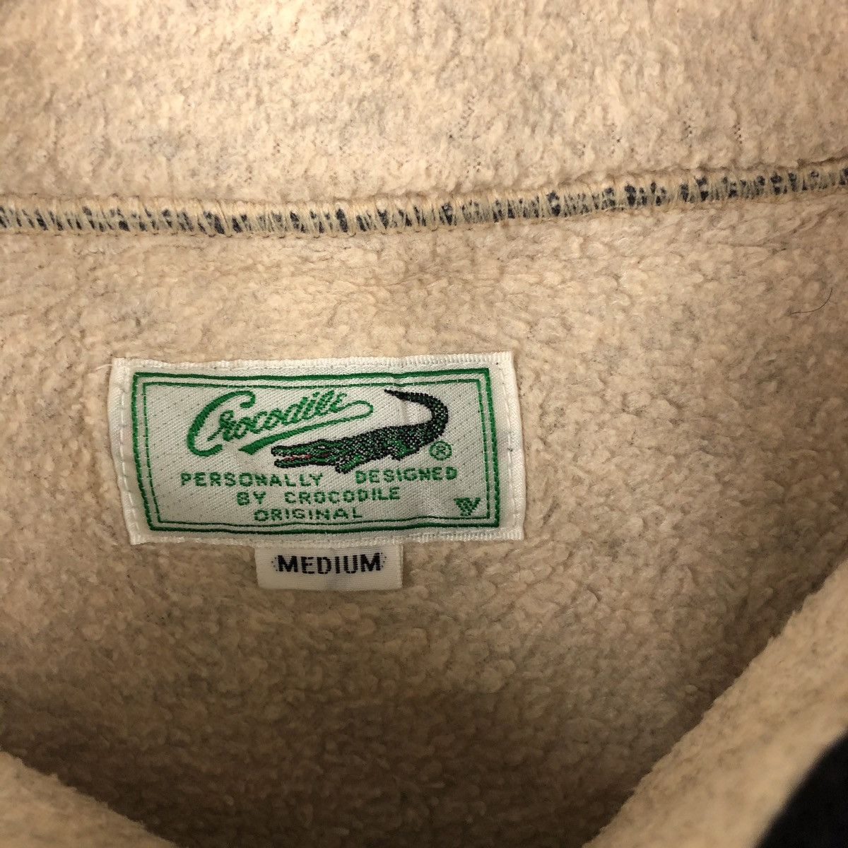 Japanese Brand Crocodile fleece jacket tomaki design Size US M / EU 48-50 / 2 - 7 Thumbnail