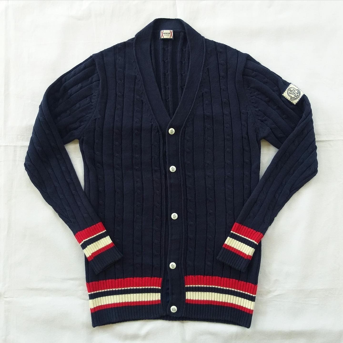 MOCLER GAMME BLEU モンクレール　カーディガン モンクレールガムブルー カーディガン ブランドオフ MONCLER