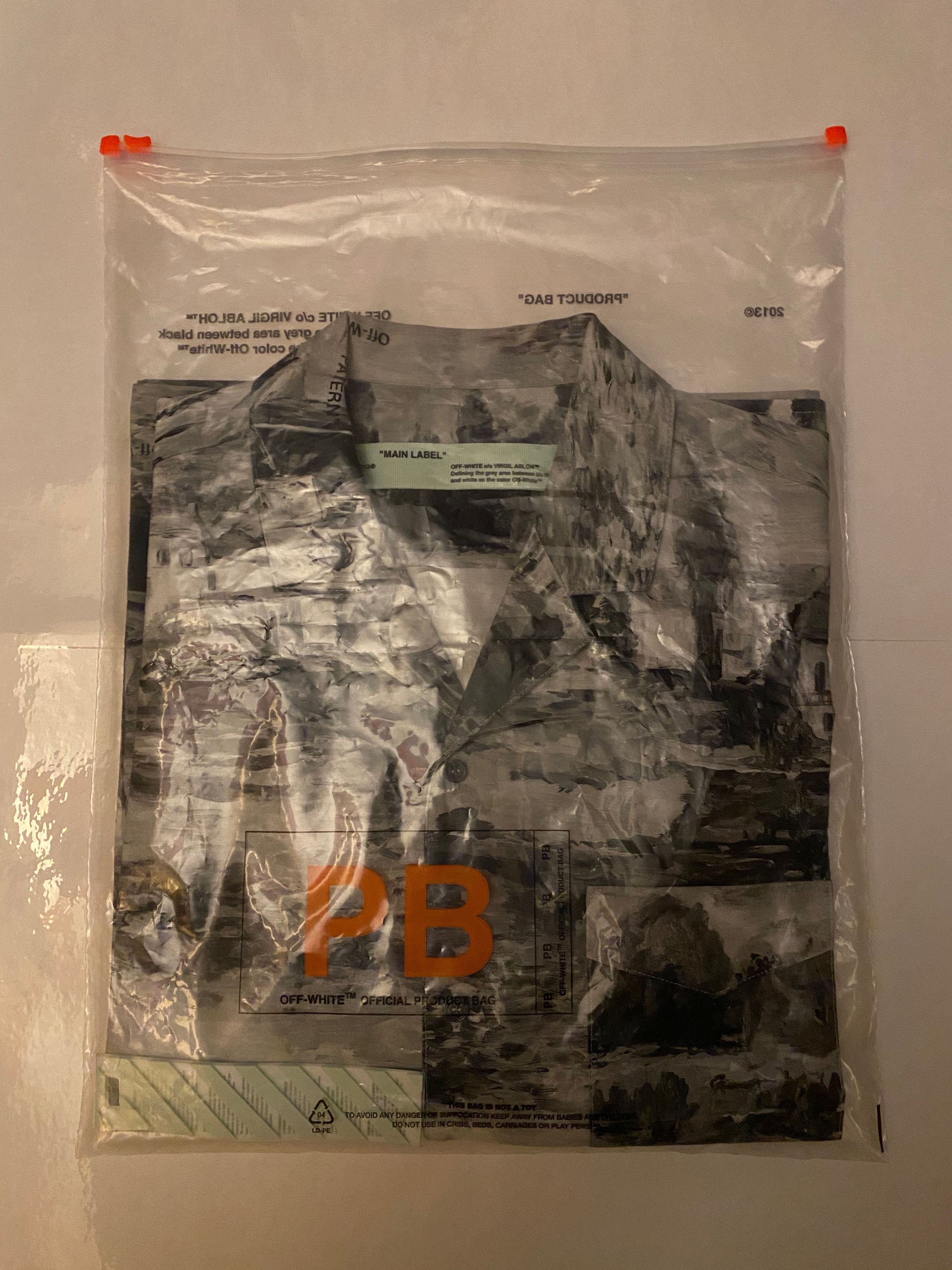 Off-White Off-White Lake Holiday Printed Cotton Shirt Size US M / EU 48-50 / 2 - 4 Thumbnail