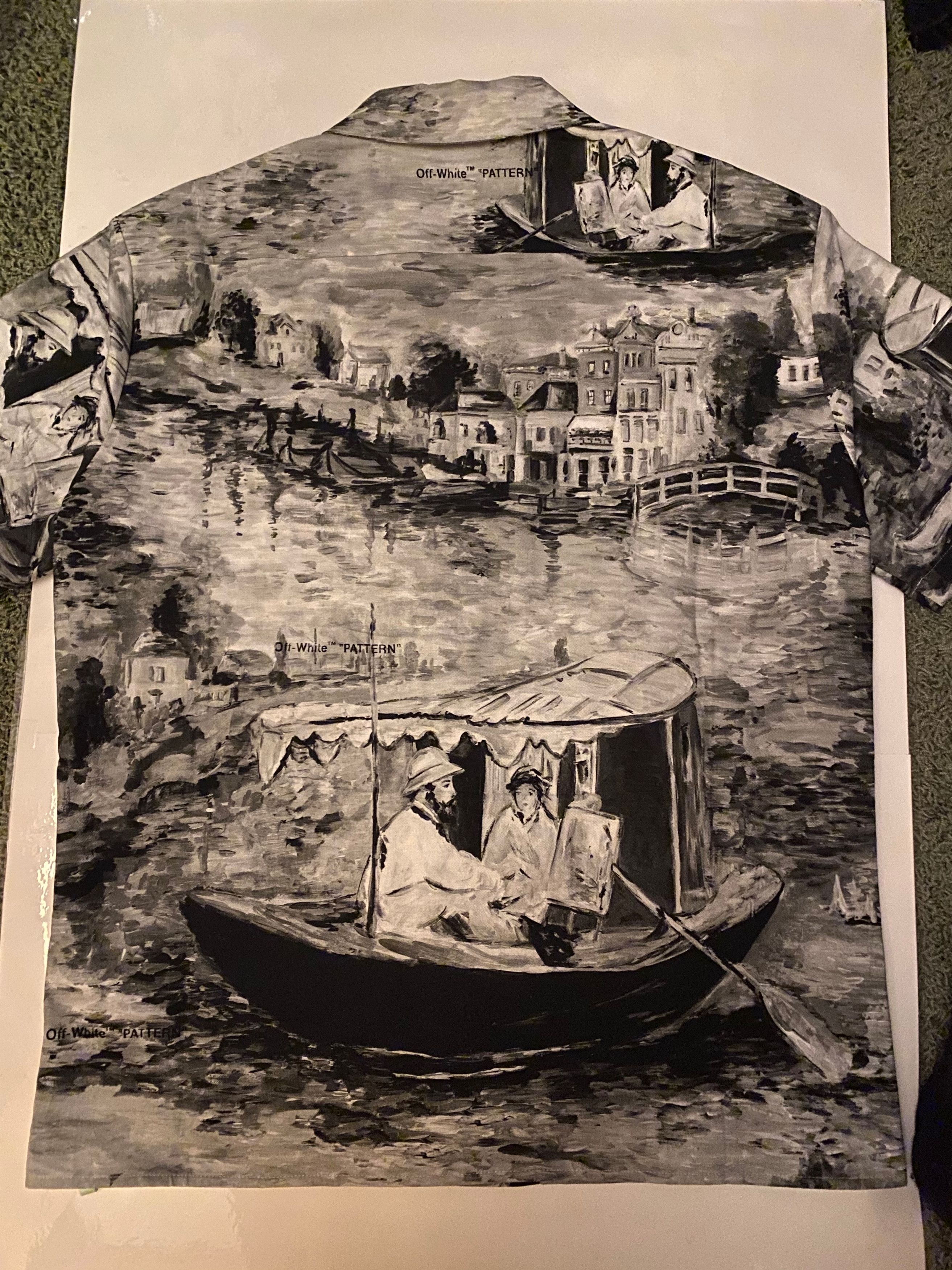 Off-White Off-White Lake Holiday Printed Cotton Shirt Size US M / EU 48-50 / 2 - 3 Thumbnail