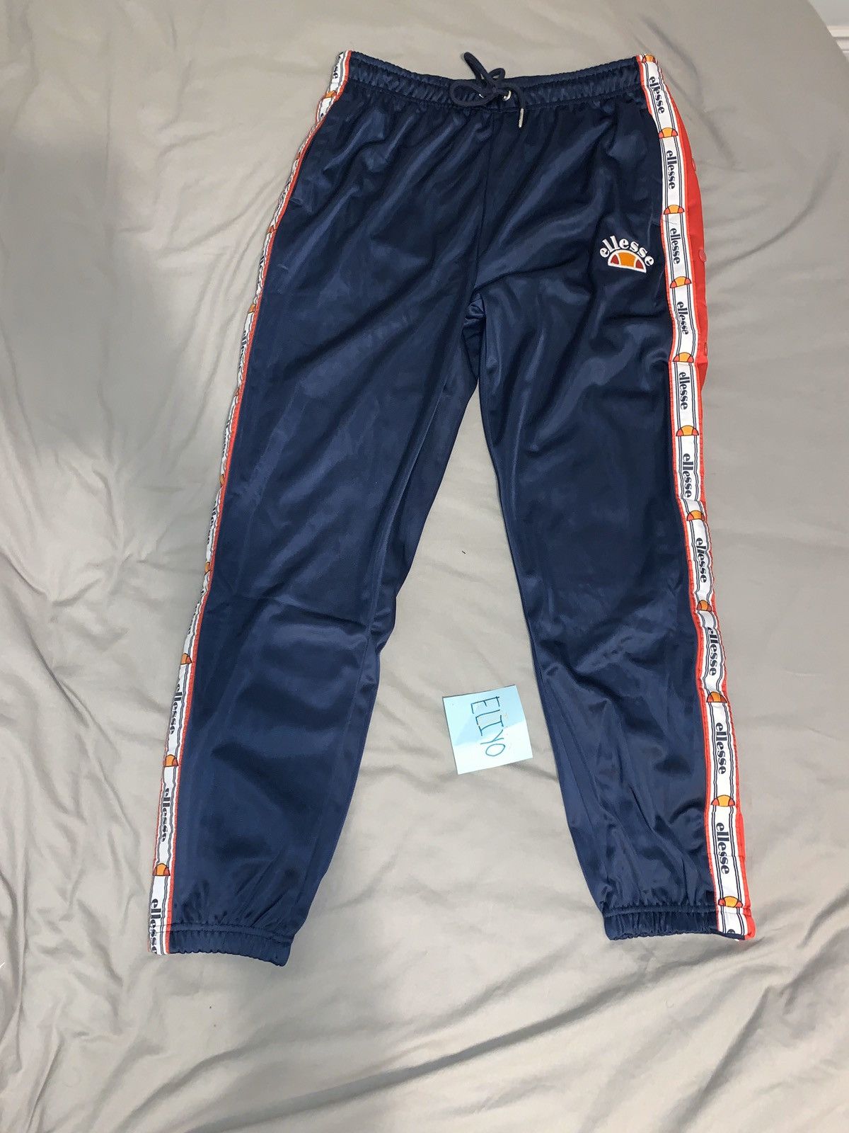 Ellesse Vintage Ellesse Prezza Popper Pants Grailed
