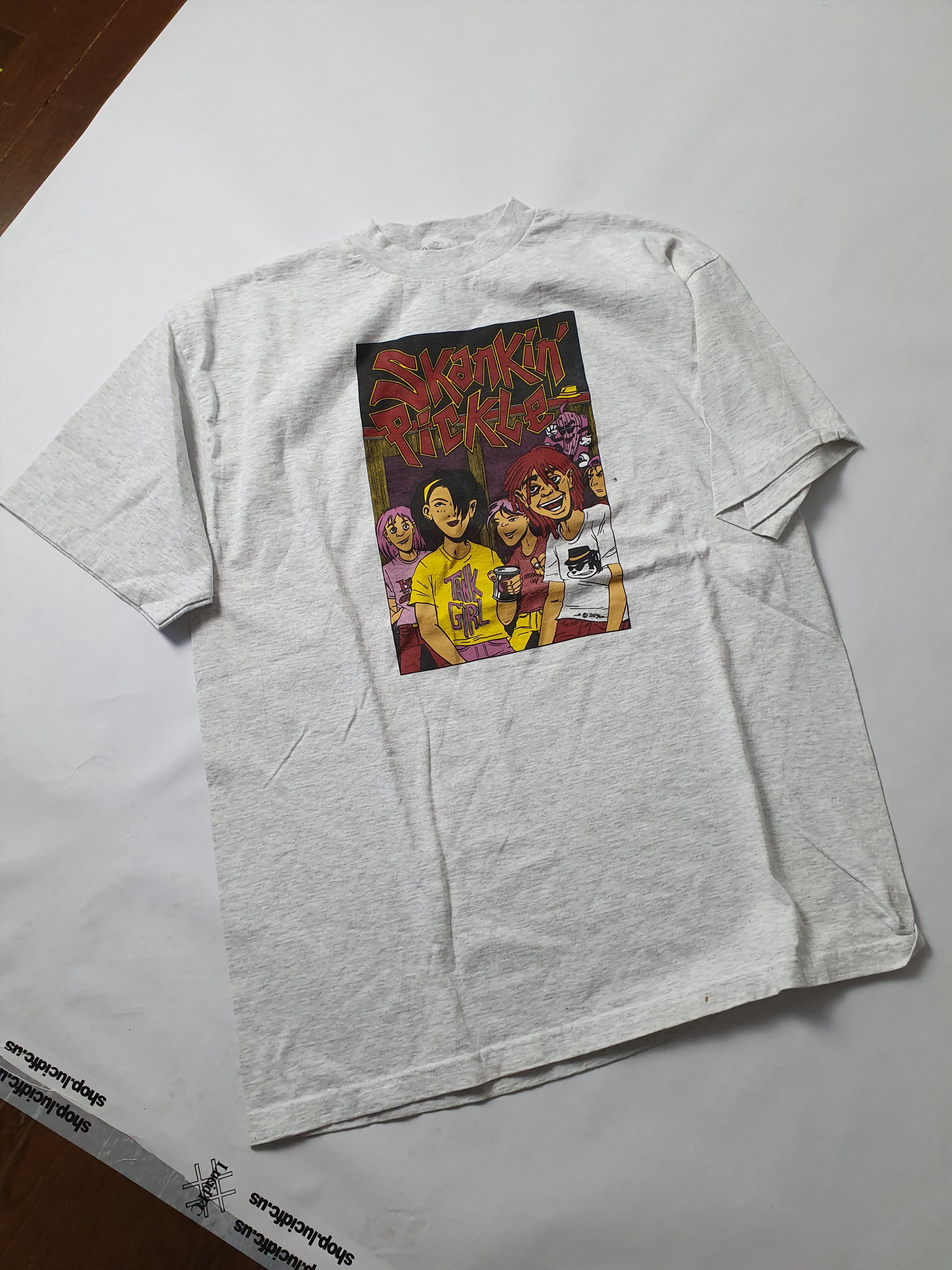 Band Tees × Vintage Deadstock Skankin' Pickle Tank Girl T-Shirt Jamie  Hewlett | Grailed