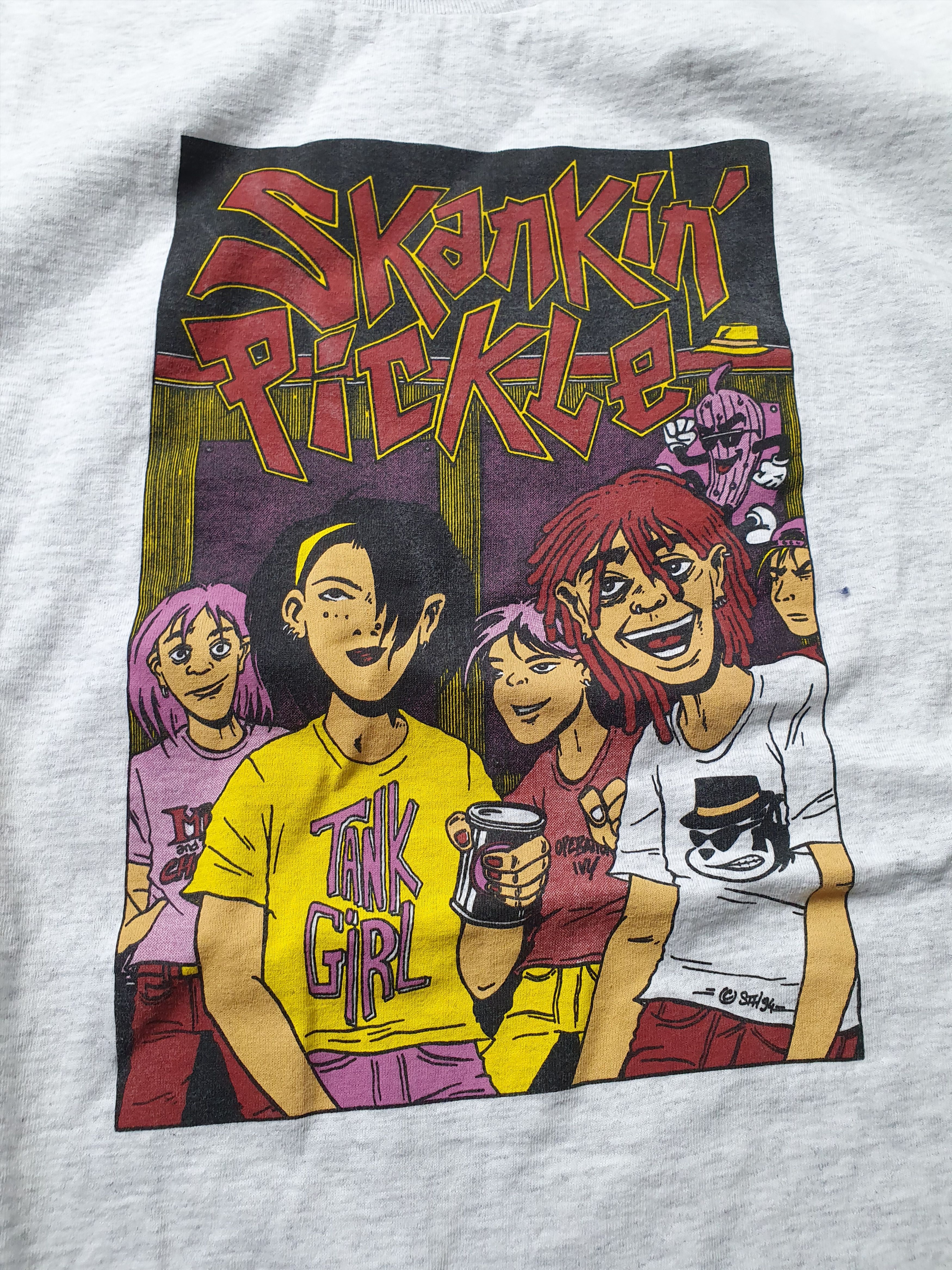 Band Tees × Vintage Deadstock Skankin' Pickle Tank Girl T-Shirt Jamie  Hewlett | Grailed