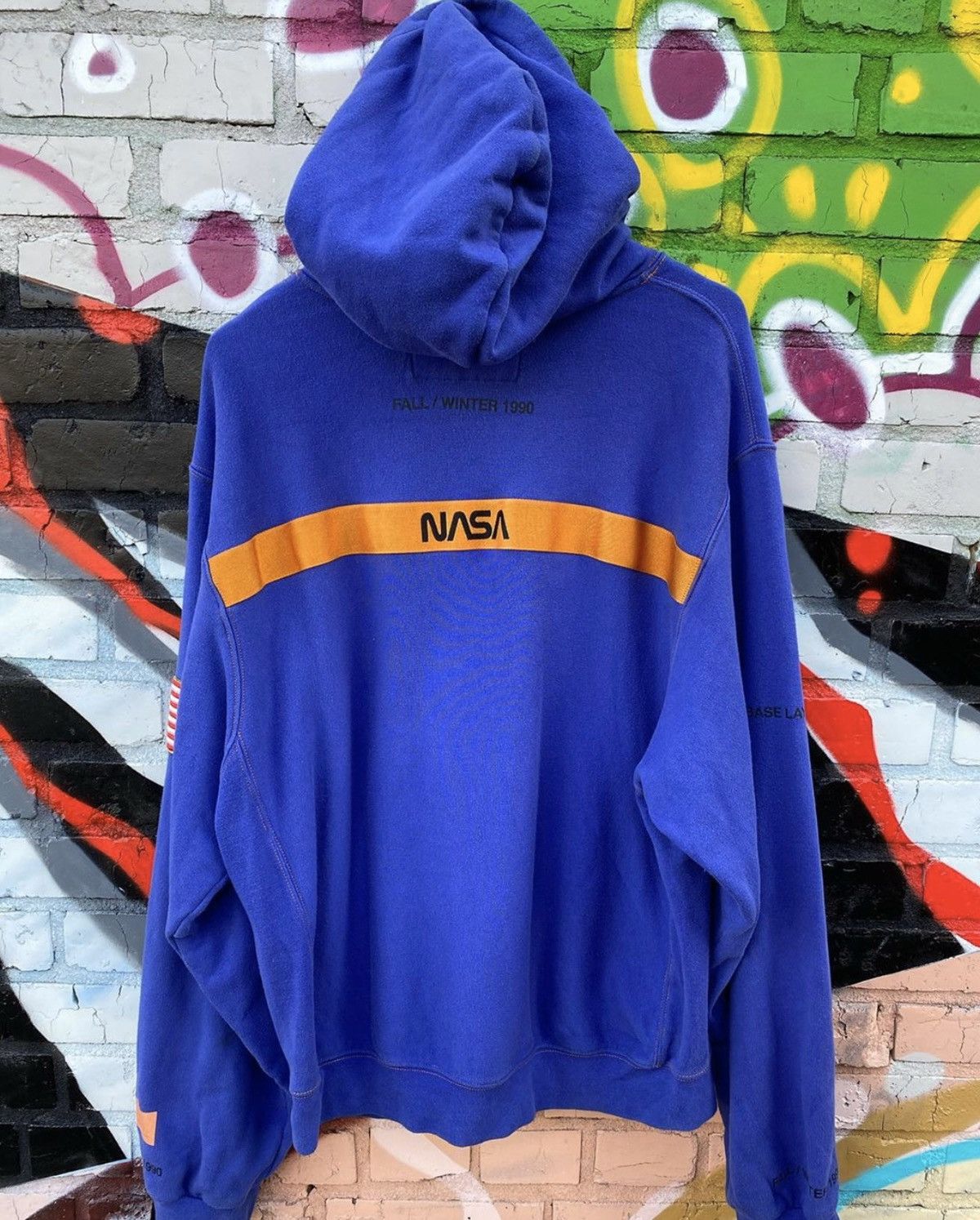 Heron Preston Heron Preston purple nasa hoodie Grailed