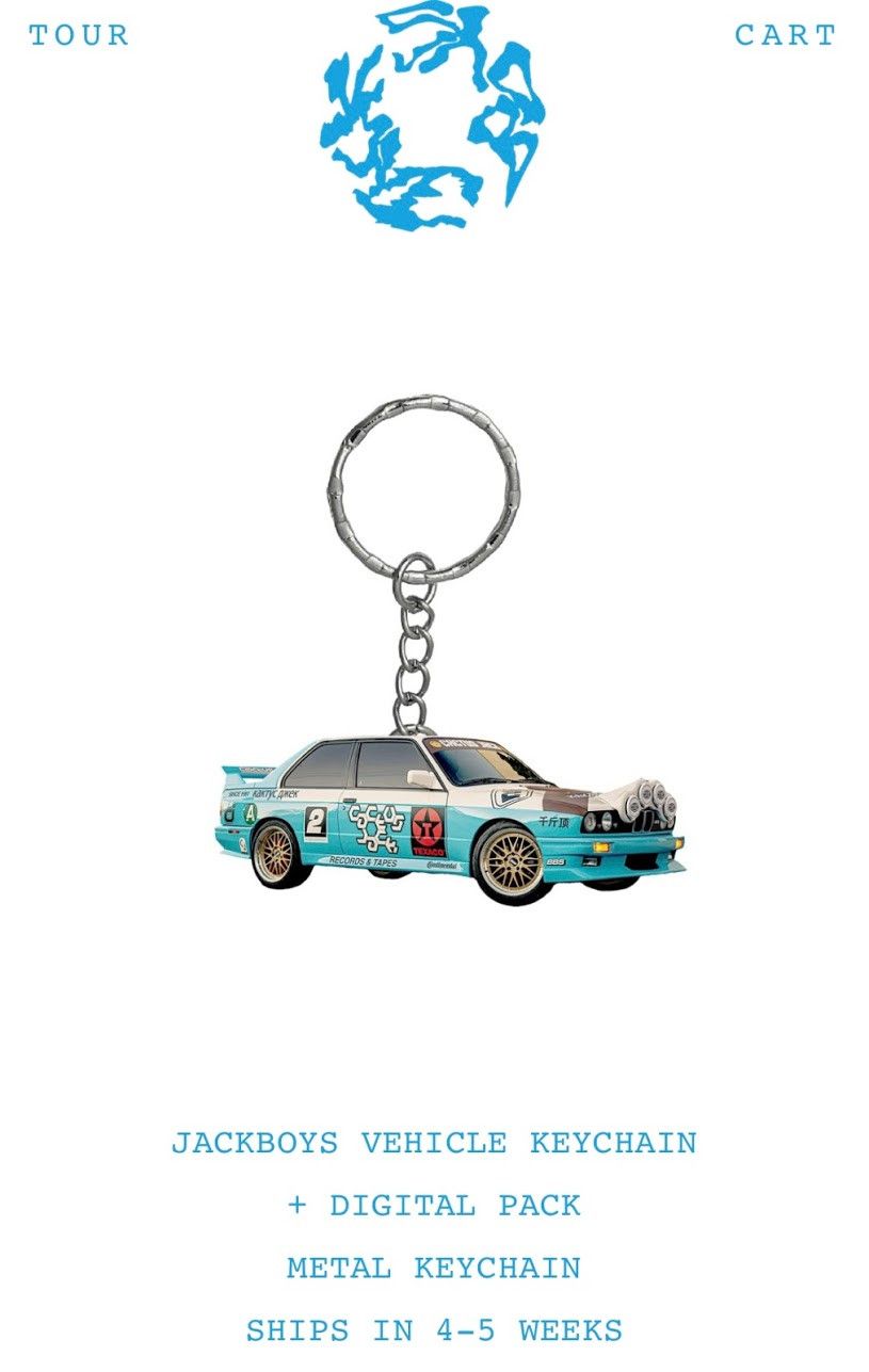 Travis Scott Jackboys BMW Keychain - New - Cactus deals Jack Astroworld