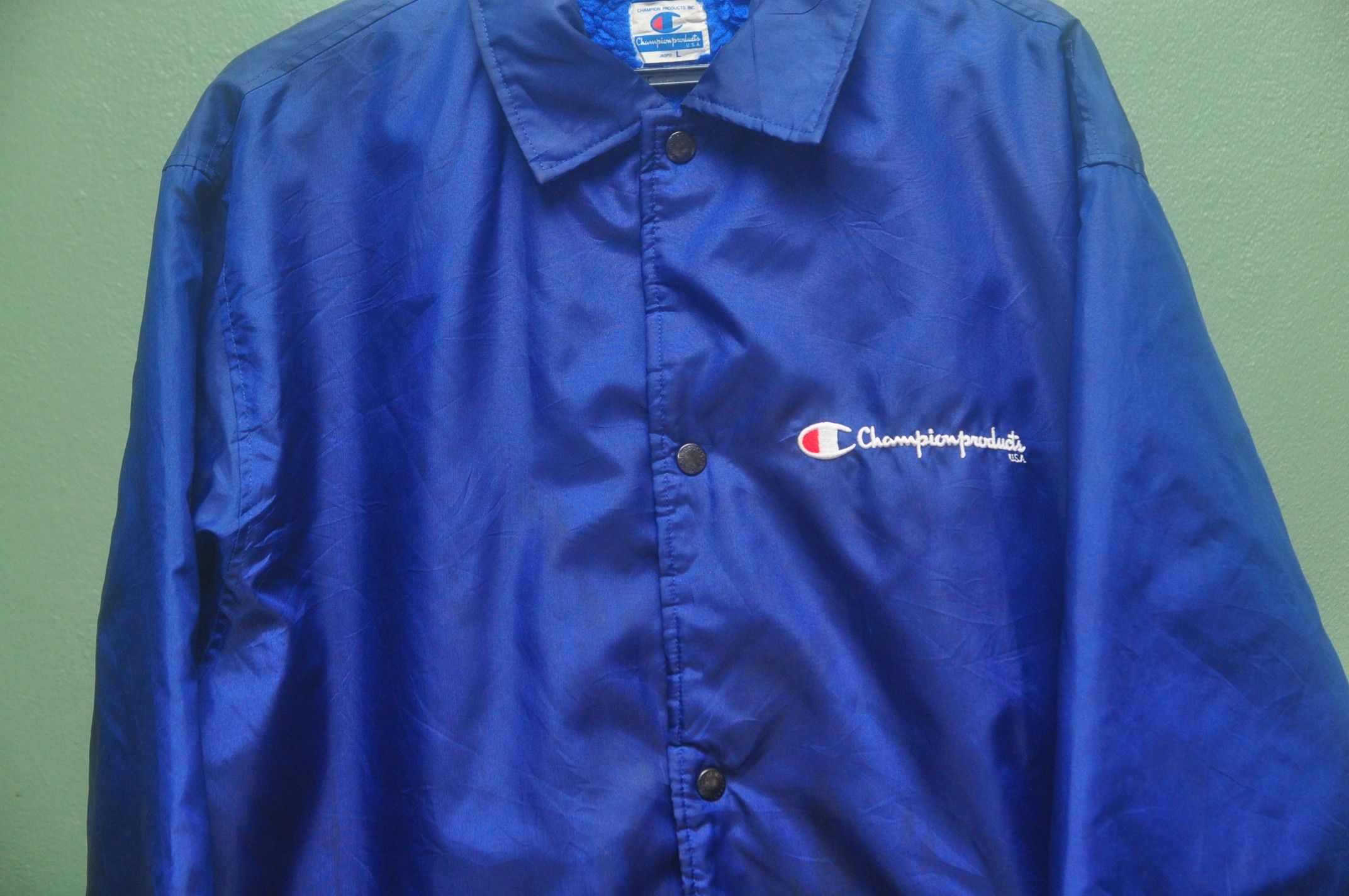 Champion Vintage Champion Products Big Logo Sweater Jacket Size US L / EU 52-54 / 3 - 4 Thumbnail