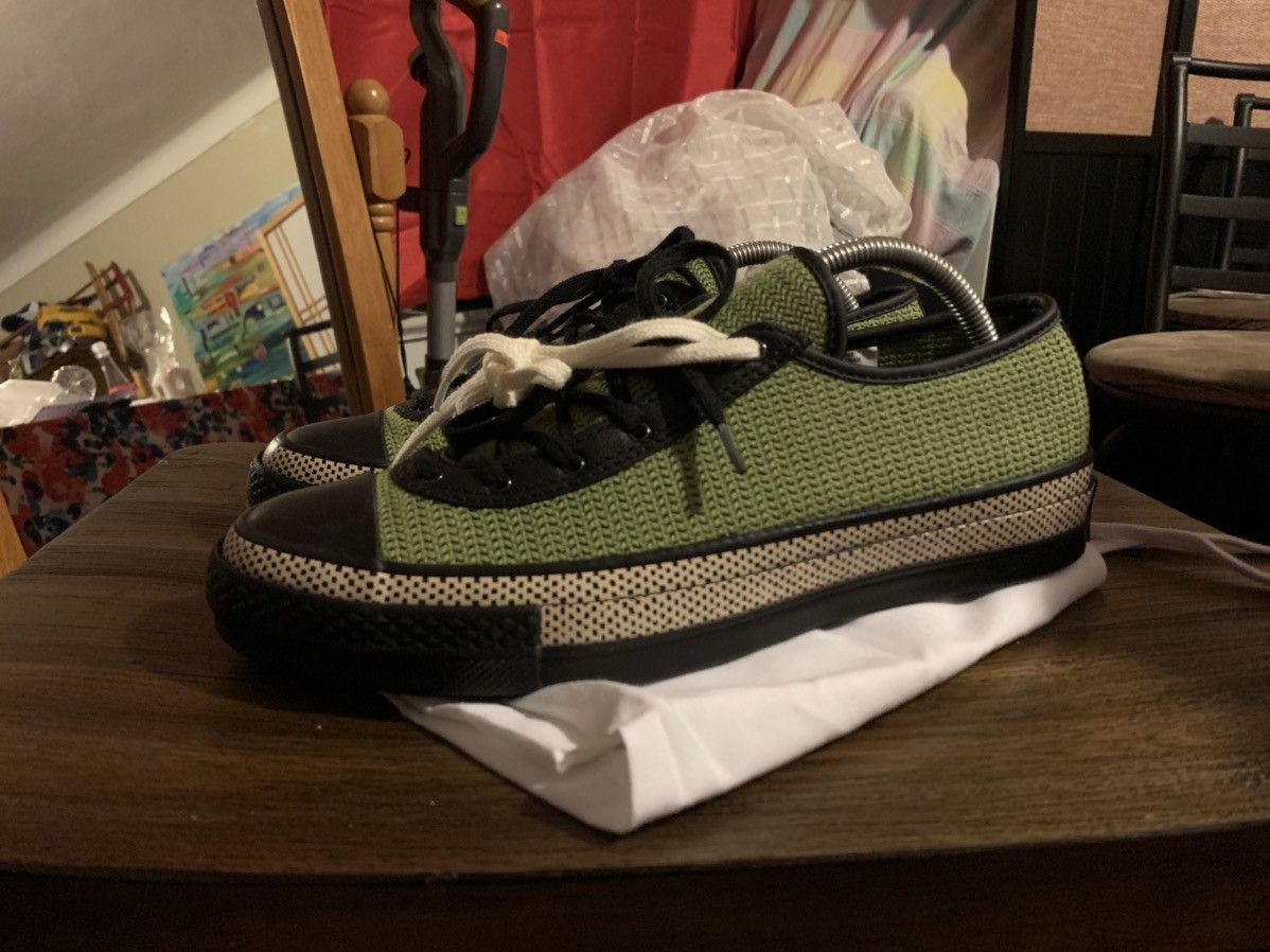 Converse x jw anderson green best sale