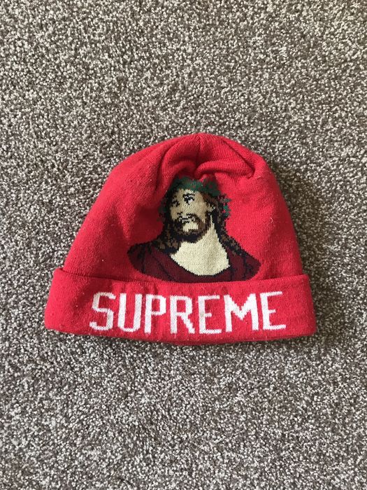 Supreme jesus beanie sale