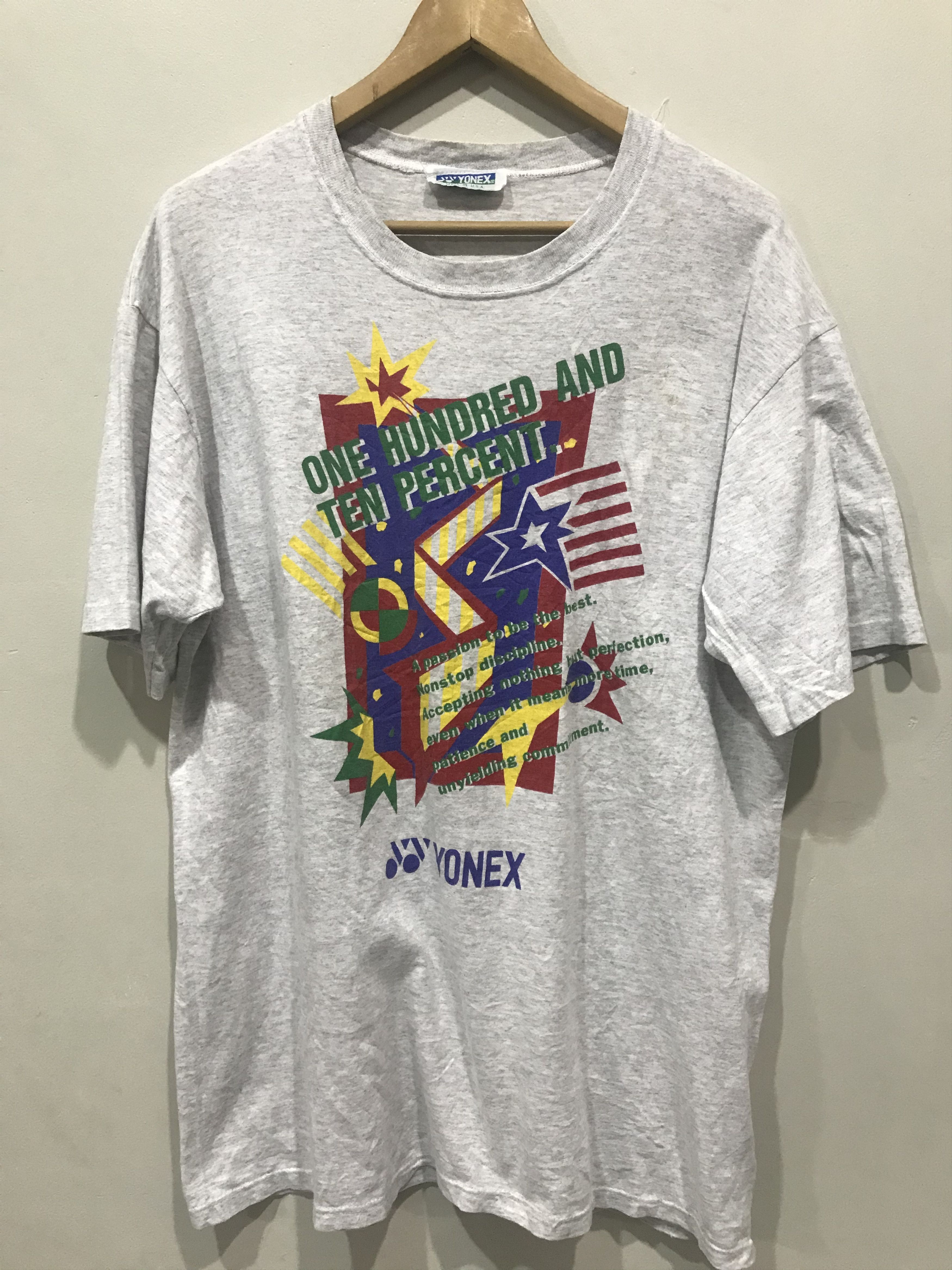 Vintage 90's Yonex T Shirt Made In Usa