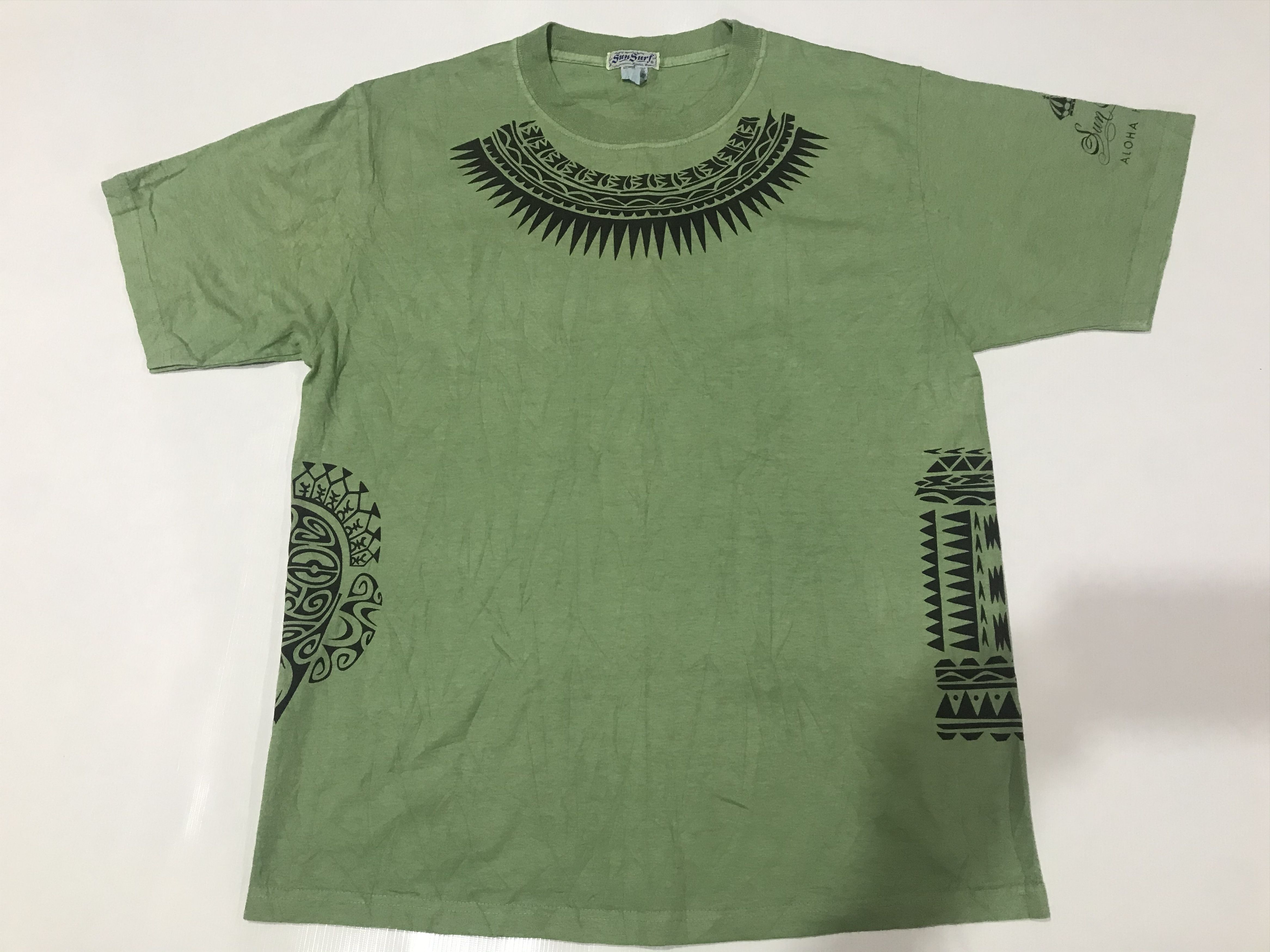 Japanese Brand Sun Surf Aloha Hawaii T Shirt Made In USA Size US XL / EU 56 / 4 - 3 Thumbnail