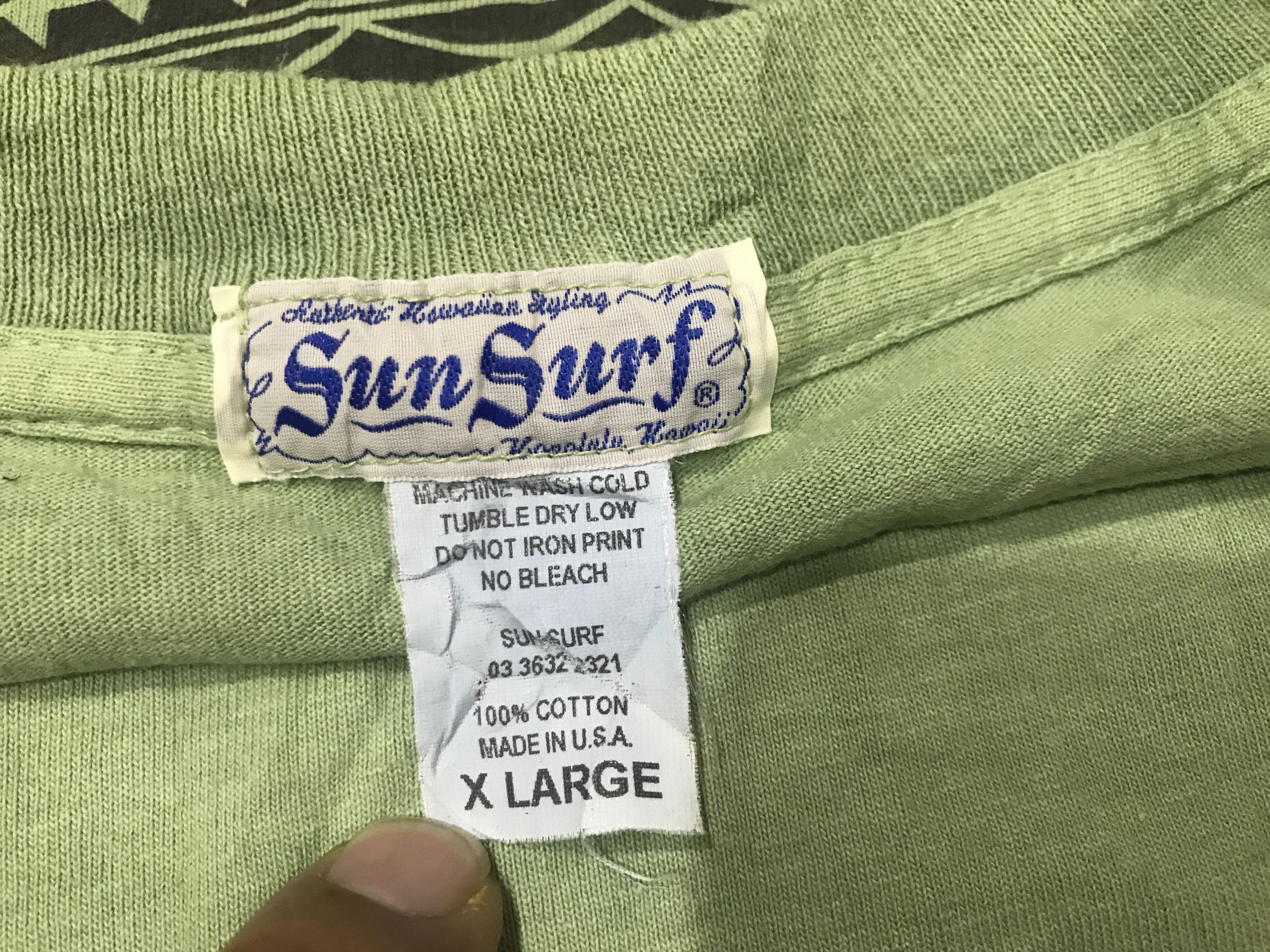 Japanese Brand Sun Surf Aloha Hawaii T Shirt Made In USA Size US XL / EU 56 / 4 - 6 Thumbnail